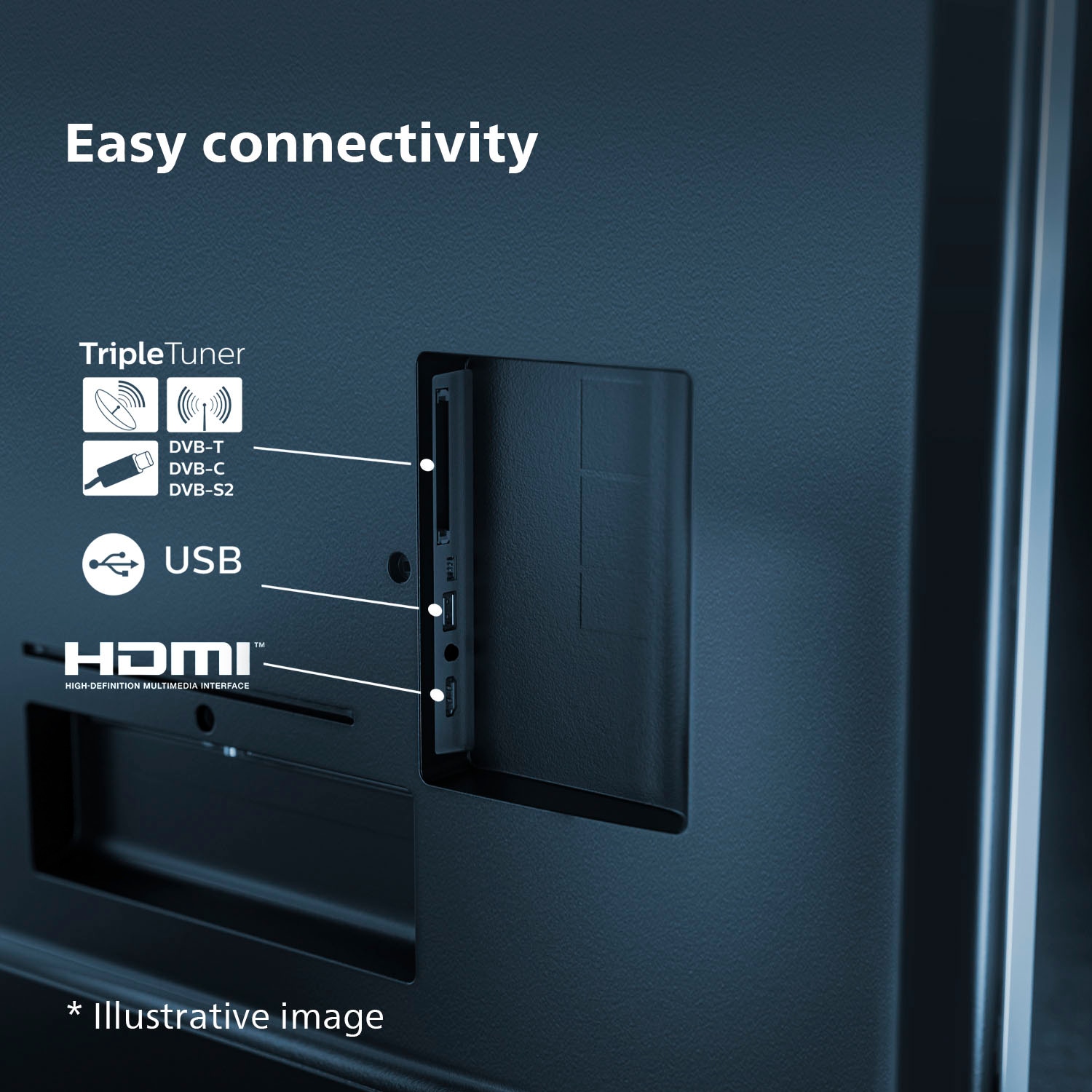 Zoll, HD, 4K Philips cm/65 Smart-TV 164 »65PUS7608/12«, | BAUR LED-Fernseher Ultra
