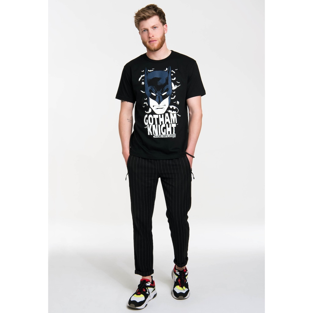 LOGOSHIRT T-Shirt »Batman Gotham Knight« mit coolem Frontprint