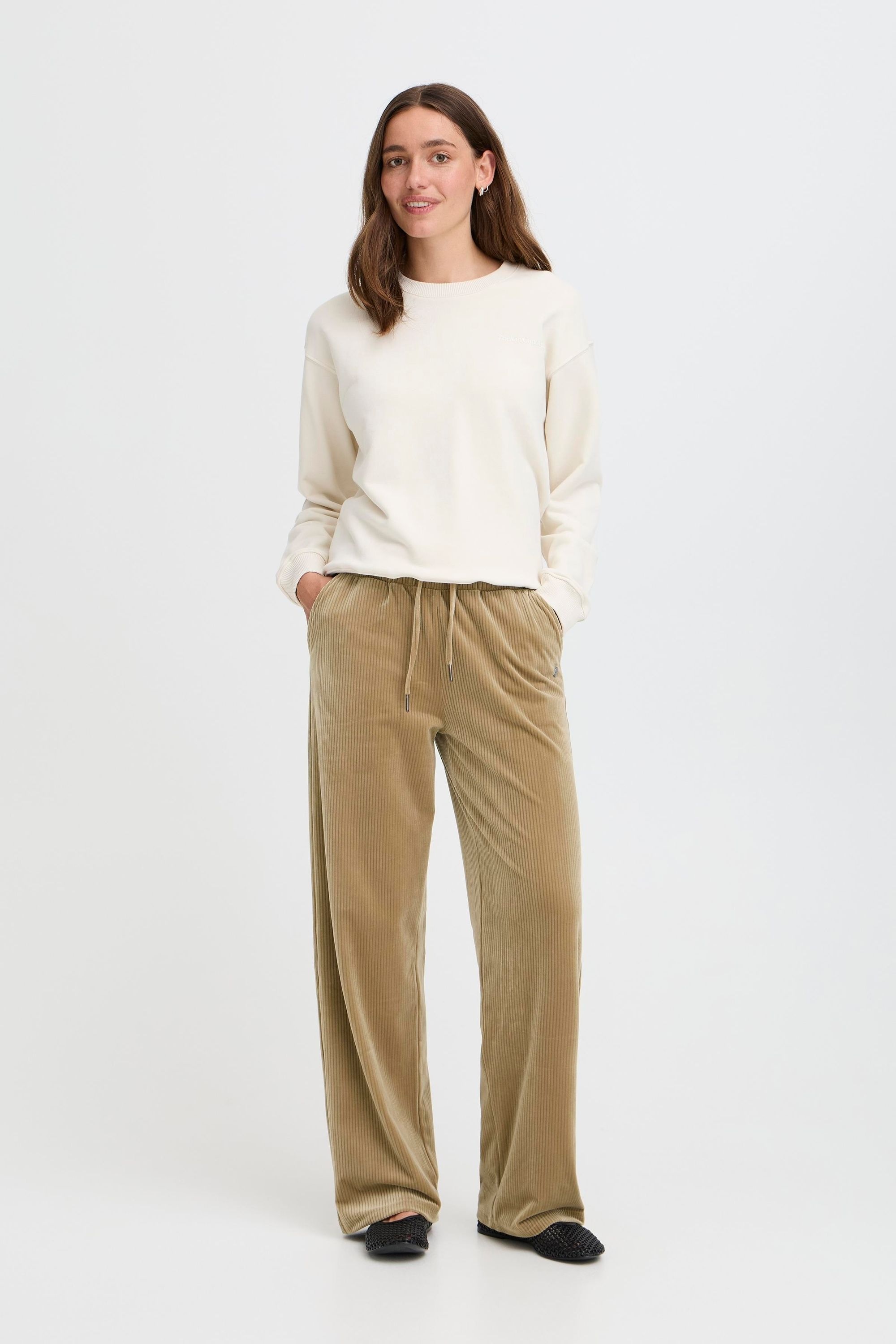 OXMO Loungehose "Loungehose OXEBBA WIDE LEG" günstig online kaufen
