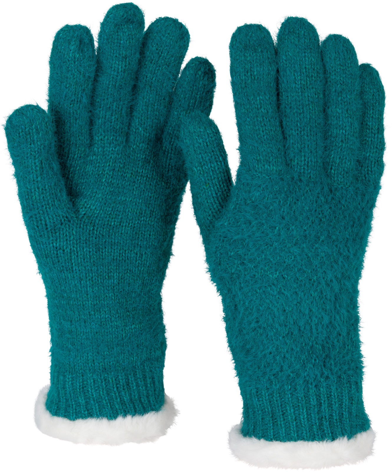 styleBREAKER Strickhandschuhe "Strickhandschuhe mit Reiskornmuster und Fleece" 2 Stk.