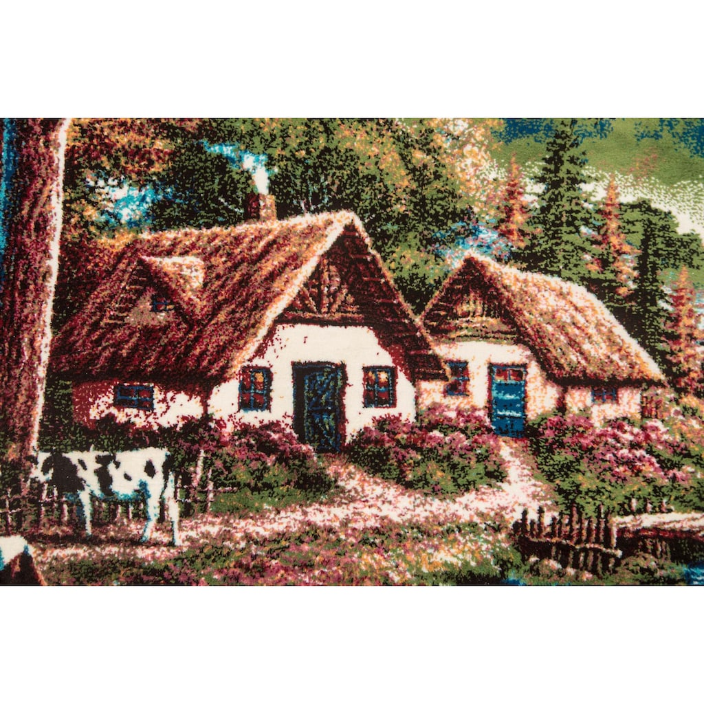 morgenland Wandteppich »Bild-Teppich Figurativ 112 x 63 cm«, rechteckig