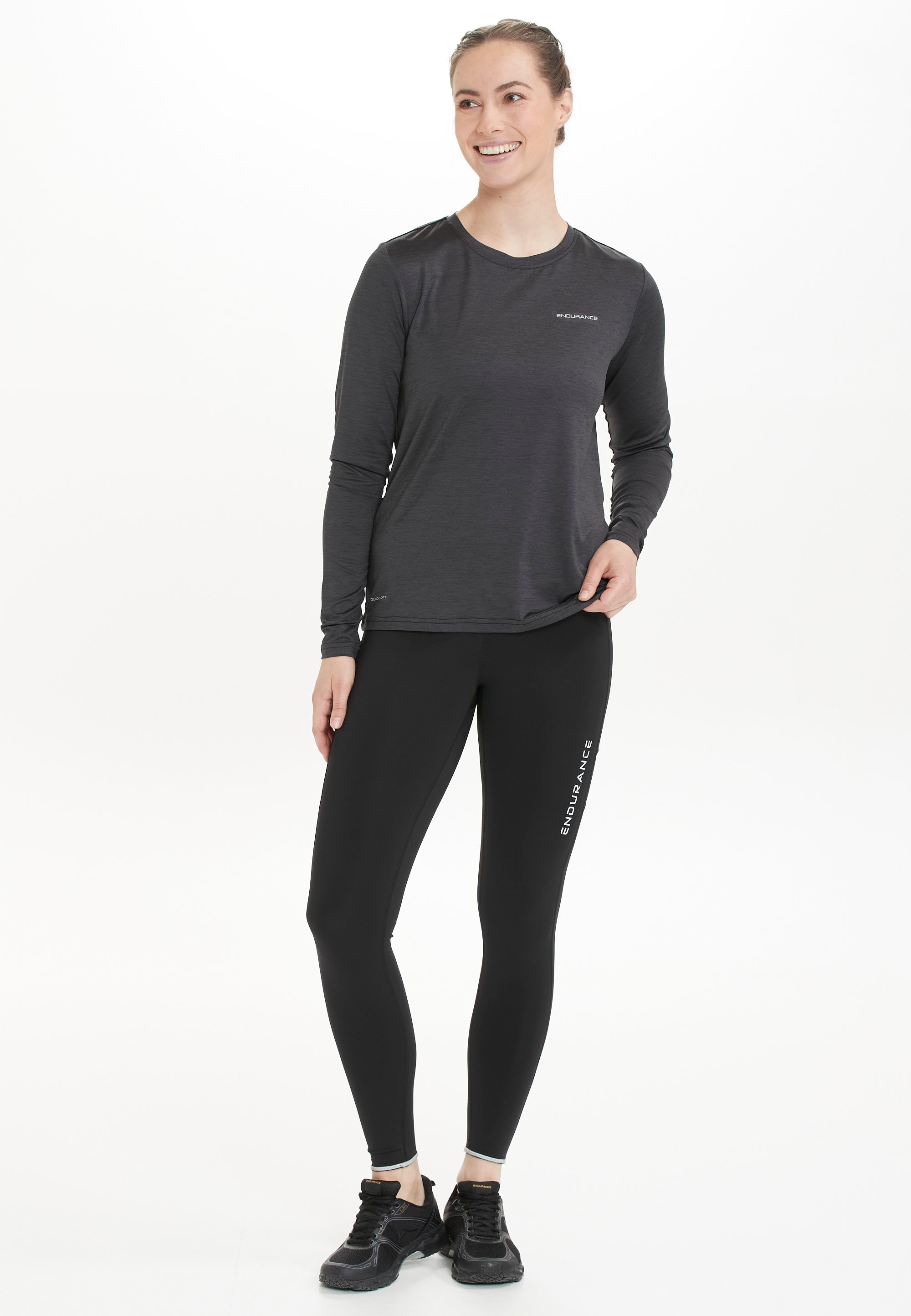 ENDURANCE Funktionsshirt "Maje Melange", mit innovativer QUICK DRY-Technologie