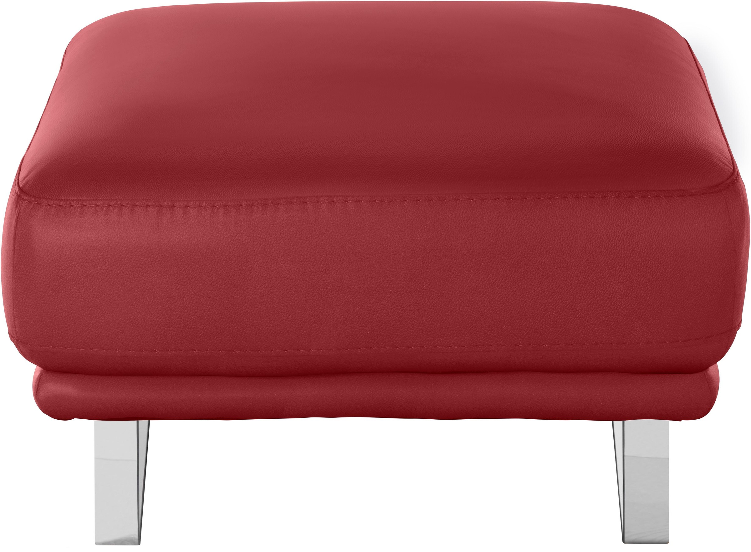 W.SCHILLIG Hocker »montanaa« mit Metallkufen in Chrom glänzend, Breite 71 cm