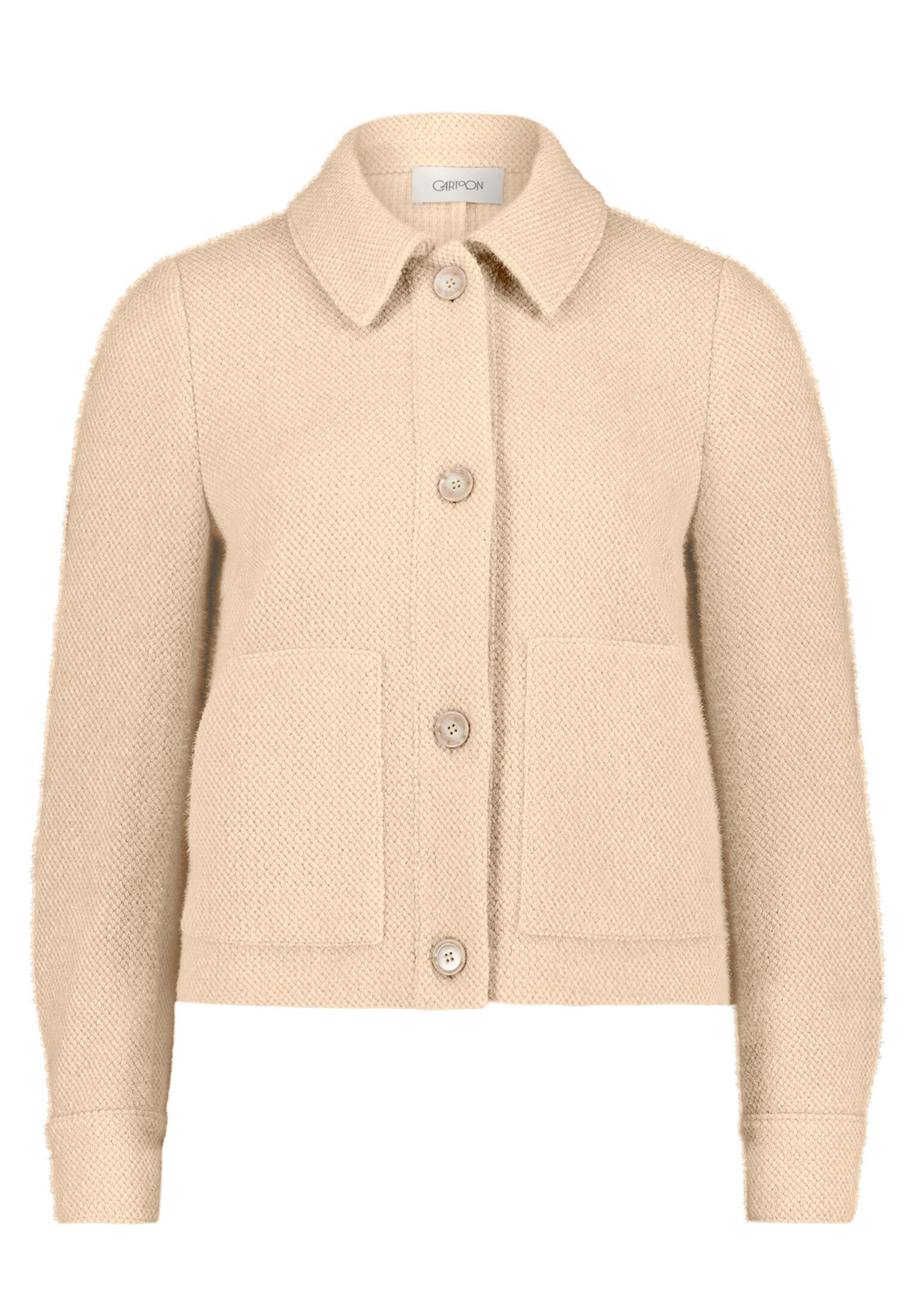 Cartoon Jackenblazer "Damen mit aufgesetzten Taschen"