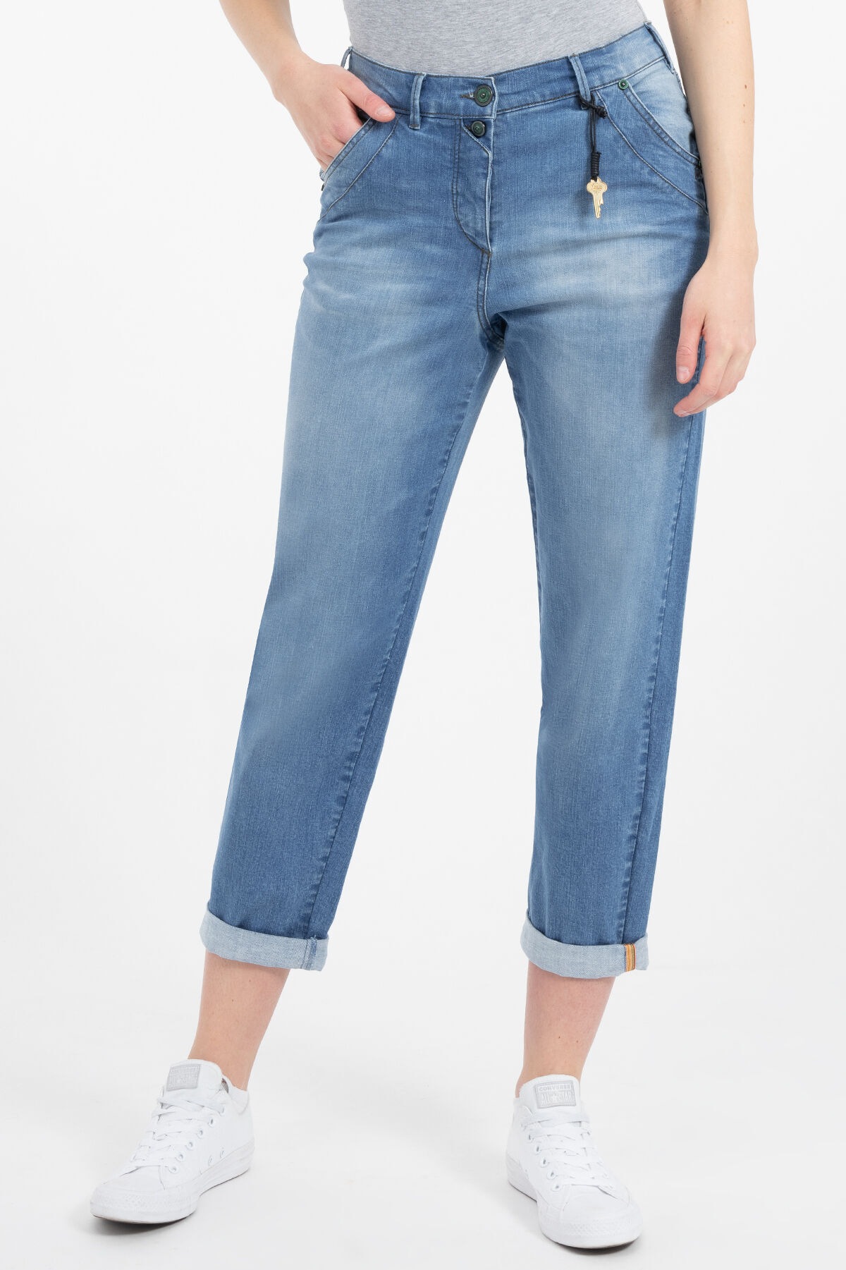 Recover Pants 5-Pocket-Jeans »Dunja«, mit ausgefallenen Details