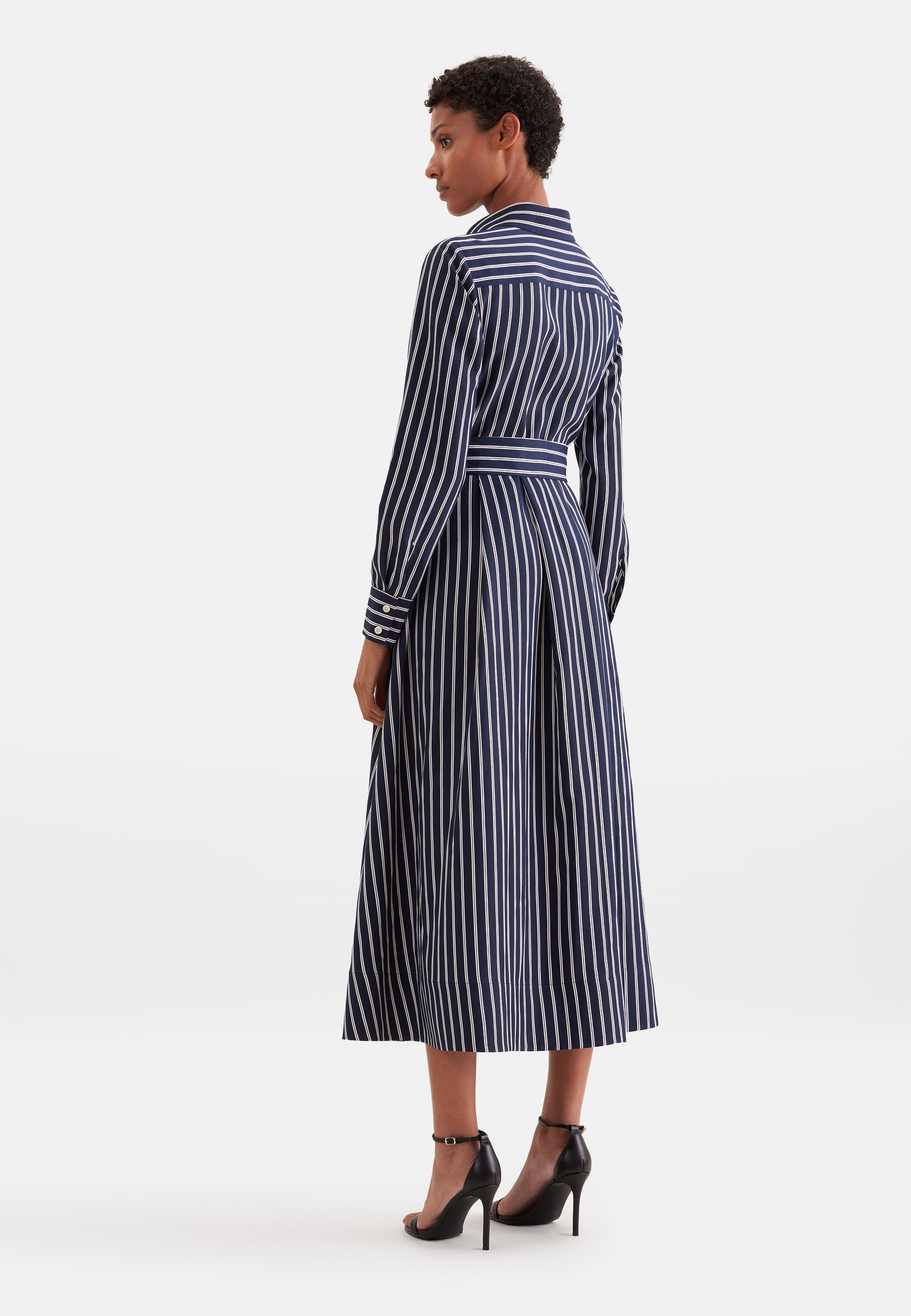 seidensticker Sommerkleid 1/1 Kragen Gestreift