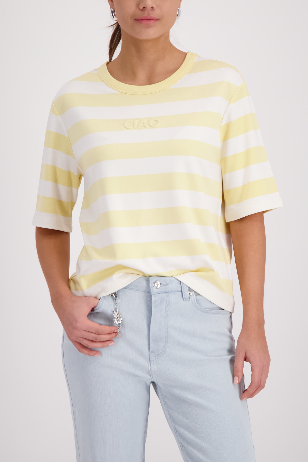 Monari Sweatshirt "Sweatshirt Basic Ringel", Regular fit mit Streifen günstig online kaufen