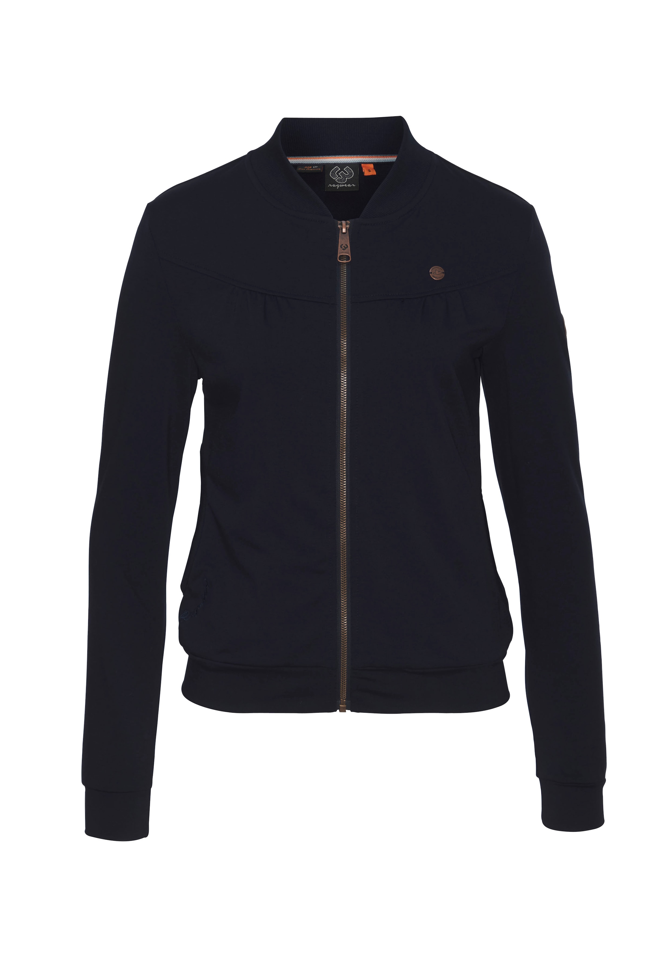 Ragwear Sweatjacke "KENIA CORE", mit Logo und gerafften Details