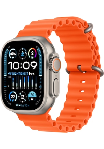 Smartwatch »Watch Ultra 2 GPS 49 mm + Cellular Titanium One-Size«, (Watch OS 10)