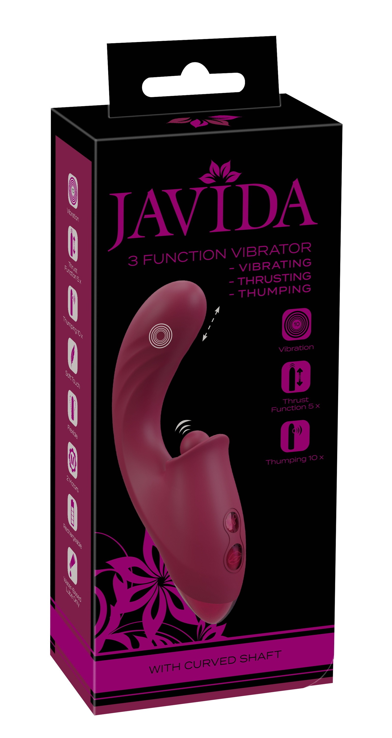 Javida Vibrator »Stoßvibrator 3 Function Vibrator«