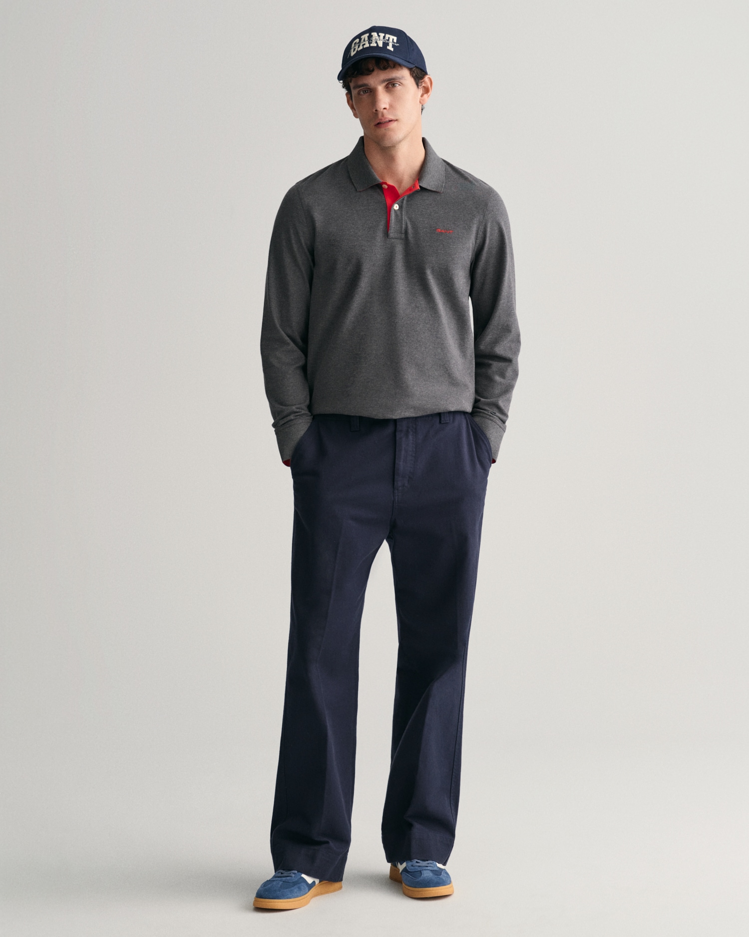 Gant Poloshirt »REG CONTRAST PIQUE LS POLO«, mit kontrastfarbenen Einsätzen