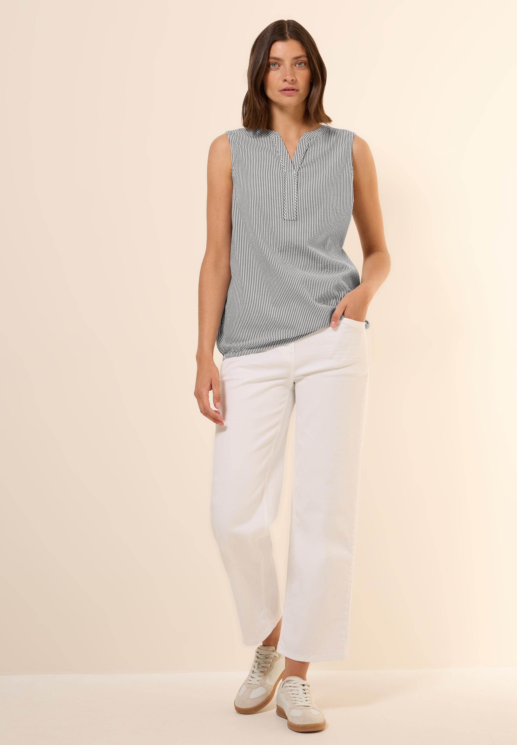 Thumbnail - Cecil Blusentop mit Elastiksaum