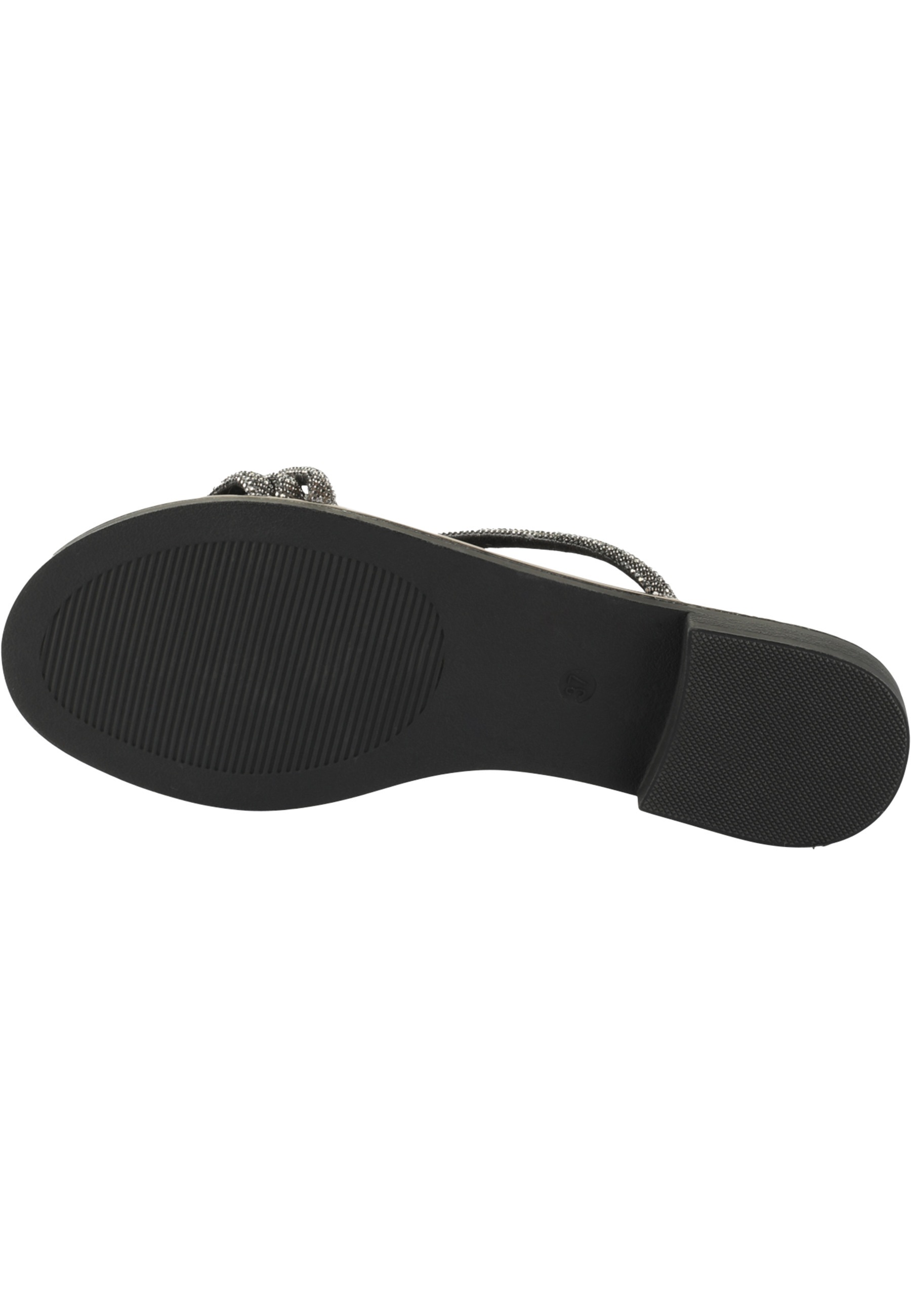 Sandale BUFFALO "Buffalo KIRA MSS GLAM", Damen, Gr. 38, schwarz, Polyurethan, unifarben, Schuhe Sandale 3