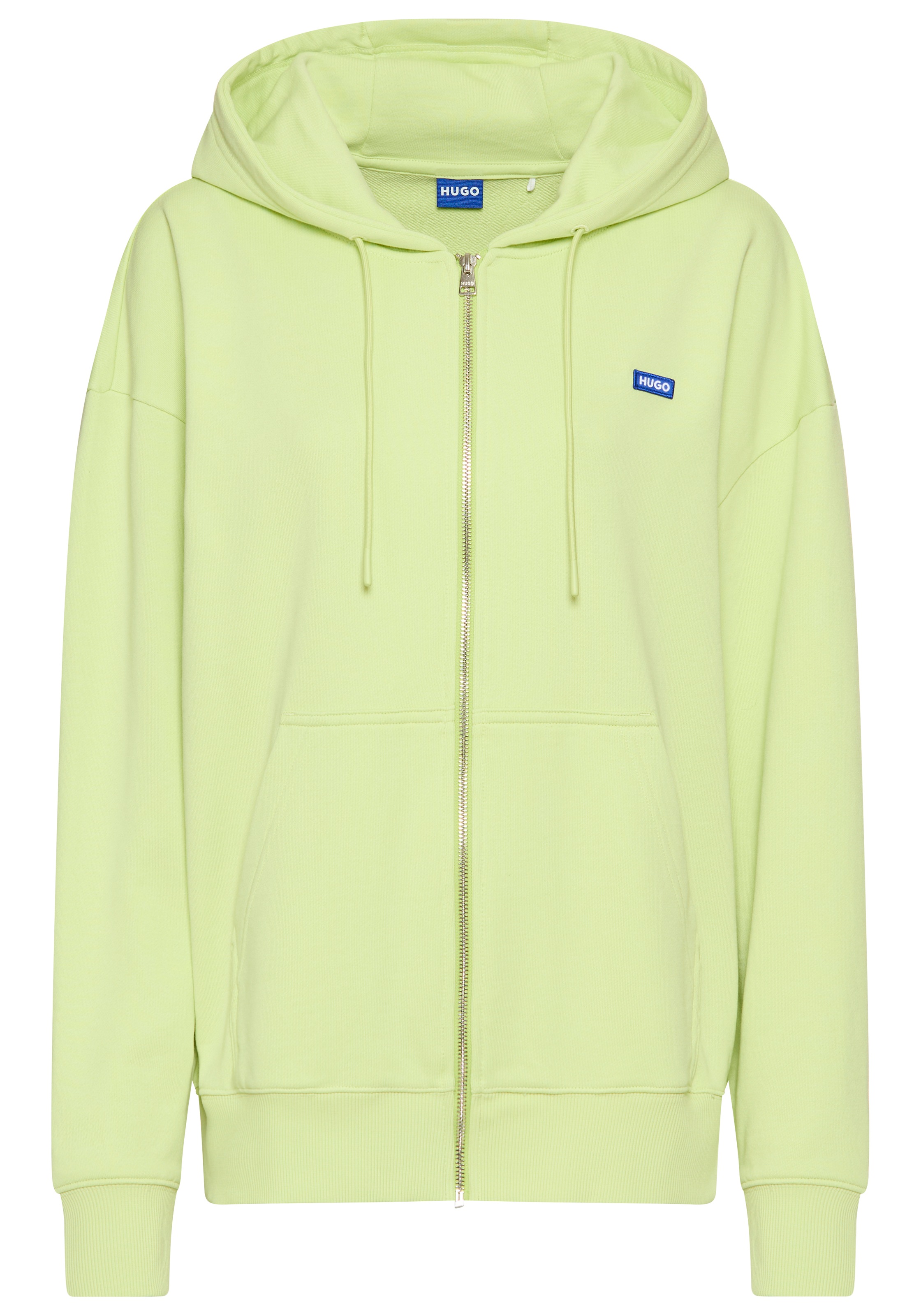 HUGO Blue Sweatjacke »Doa_B_2«, mit Kapuze, Logo-Badge