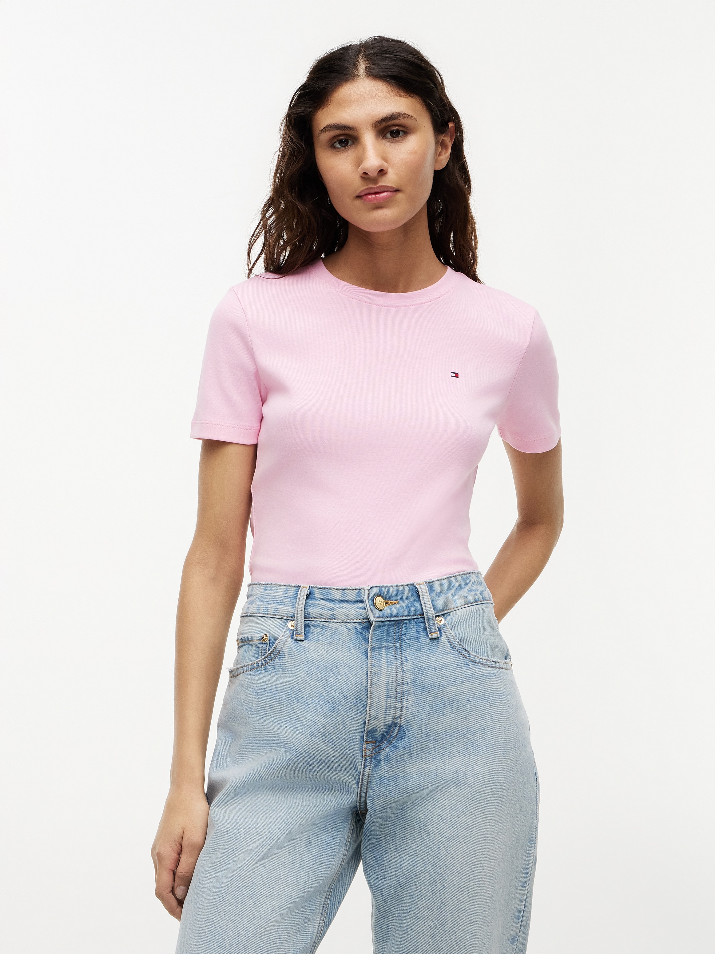 Tommy Hilfiger T-Shirt "SLIM CODY C-NK" Baumwolle, slim fit