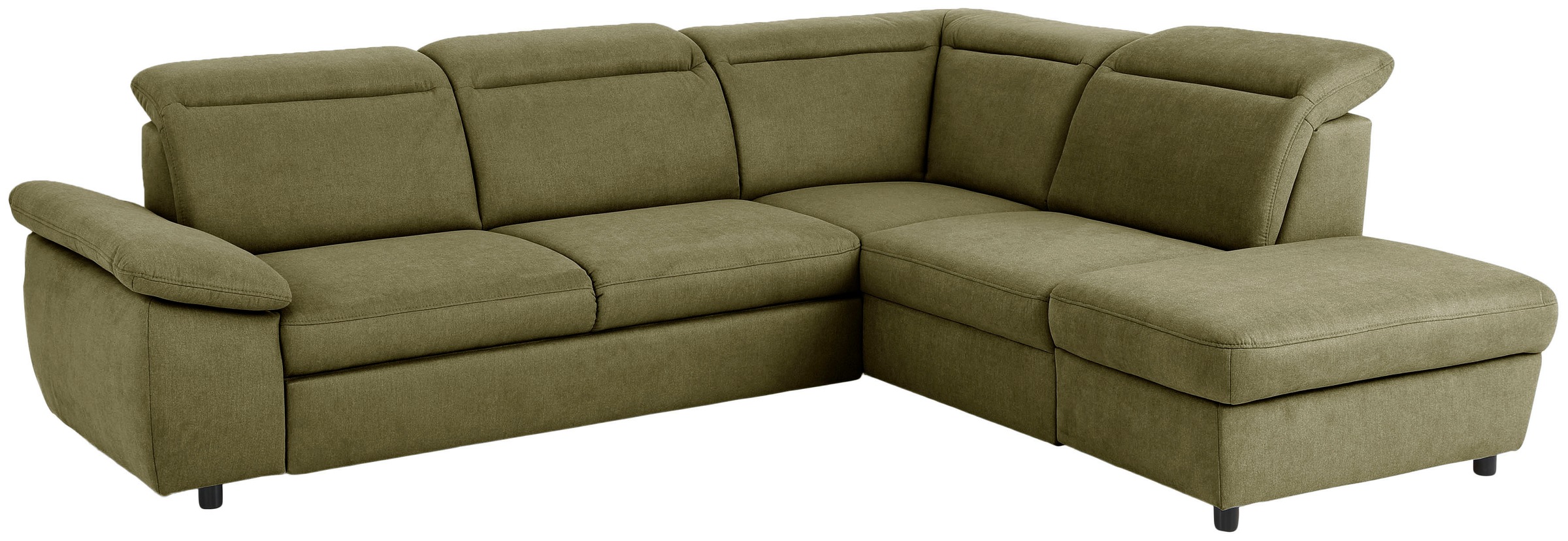 Home affaire Ecksofa "Mauritius L-Form" mit Ottomane, mit Kopfteil- und Arm günstig online kaufen