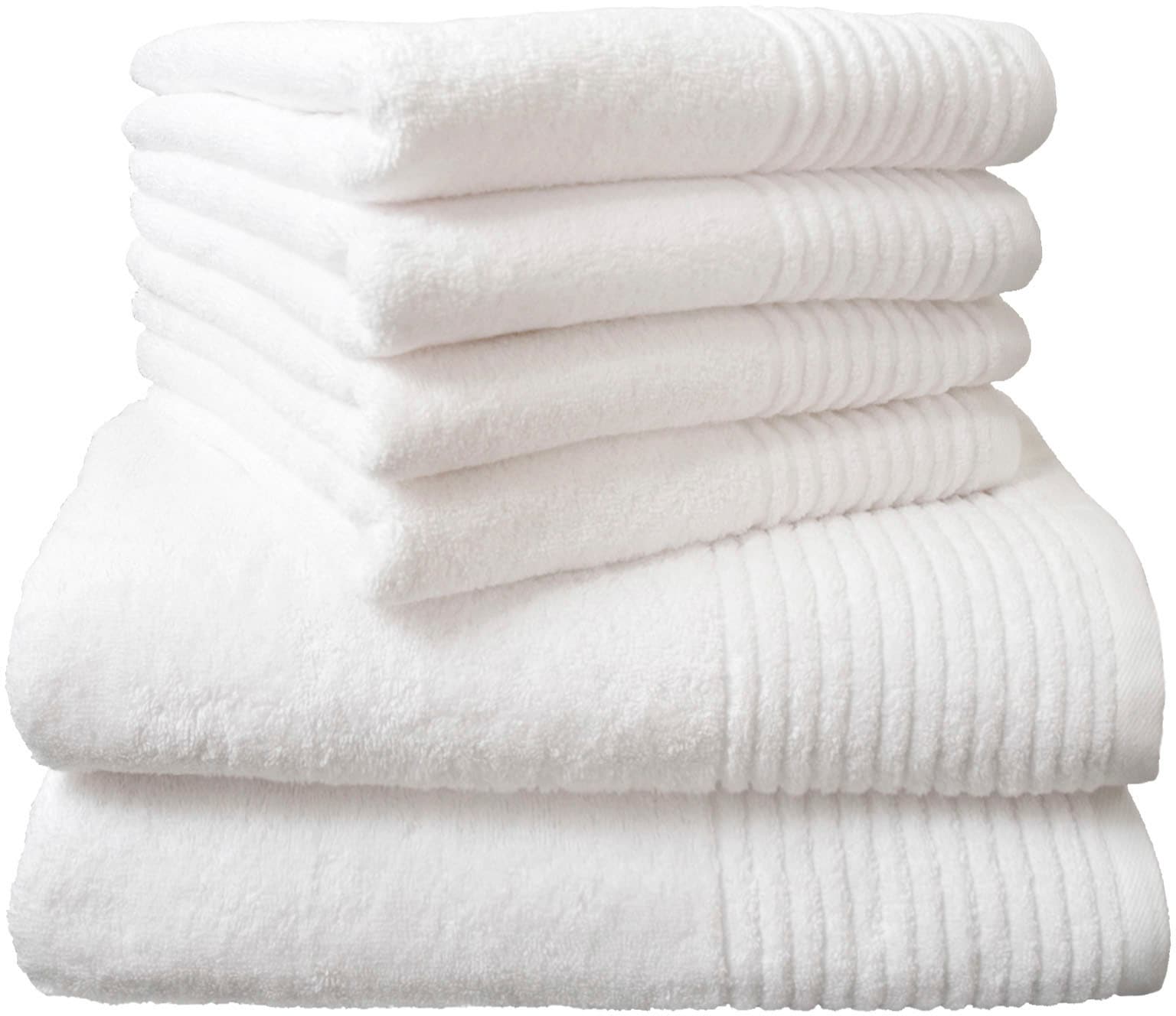 Dyckhoff Handtuch Set "Brillant" Set 6 Stk. Walkfrottee mit Streifenbordüre günstig online kaufen