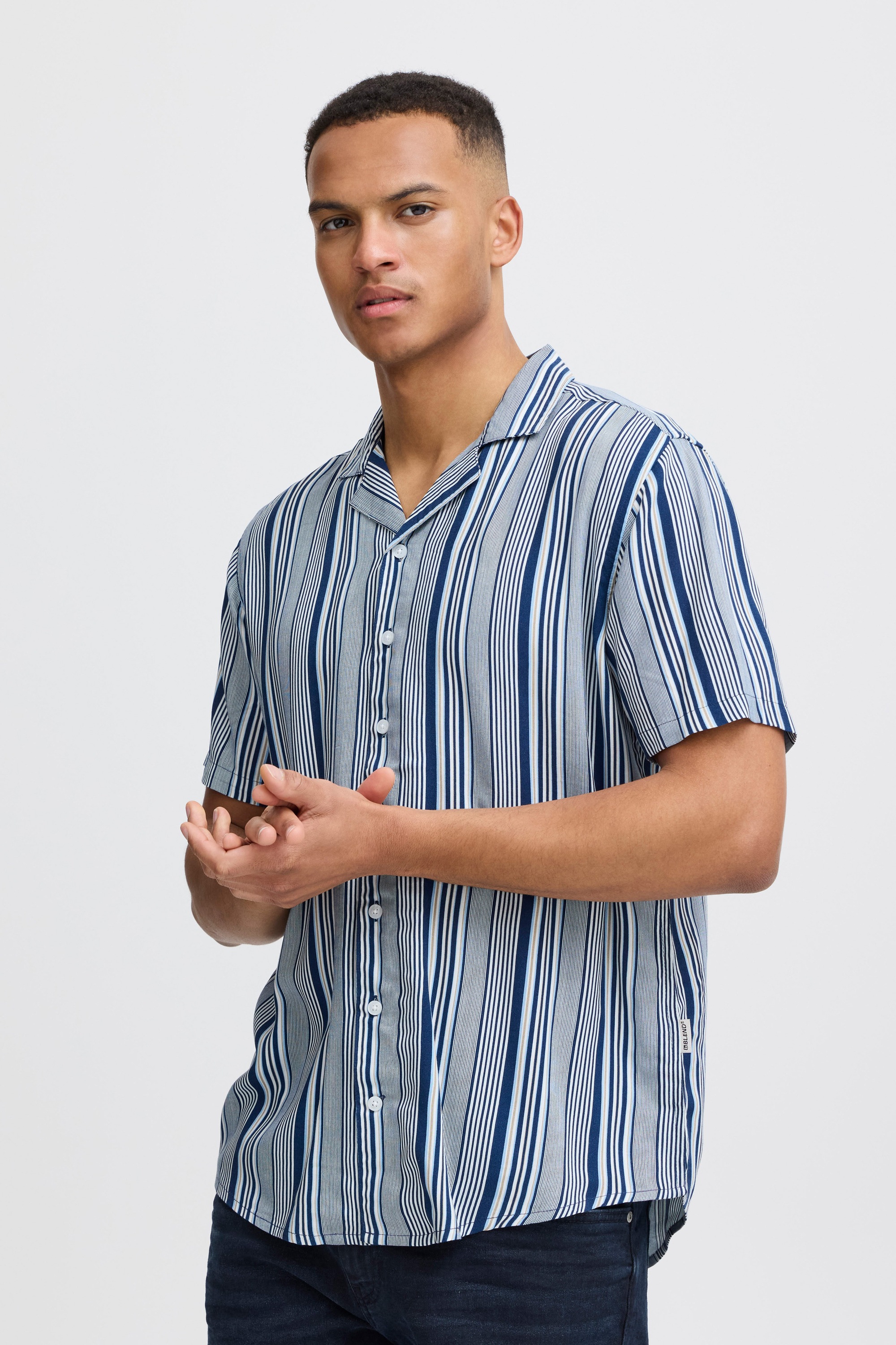 Blend Kurzarmhemd "BHShirt" Lässiges Kurzarmhemd günstig online kaufen