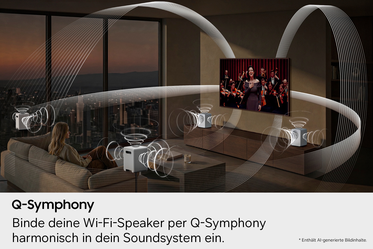 Samsung Bluetooth-Lautsprecher »Music Studio 7 LS71H« 3.1.1 (Bluetooth | WLAN (WiFi) App-Steuerung | Chromecast | Dolby Digital | Hi-Res | Nacht Modus | Sprachsteuerung )