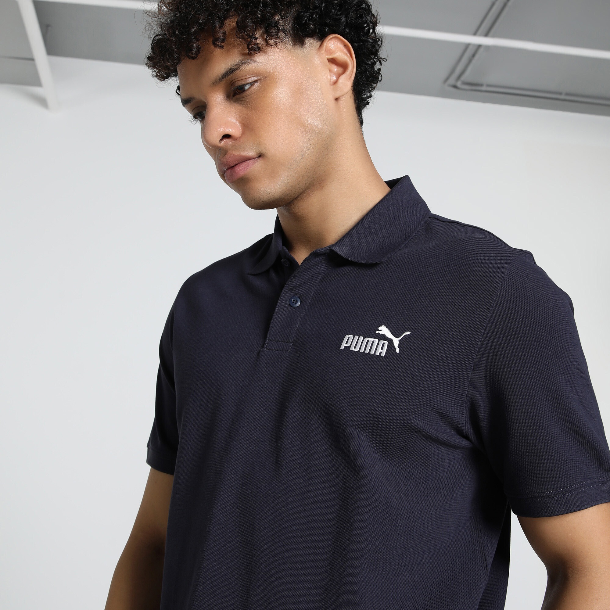 PUMA Poloshirt »Essentials No. 1 Logo Pique-Poloshirt Herren«