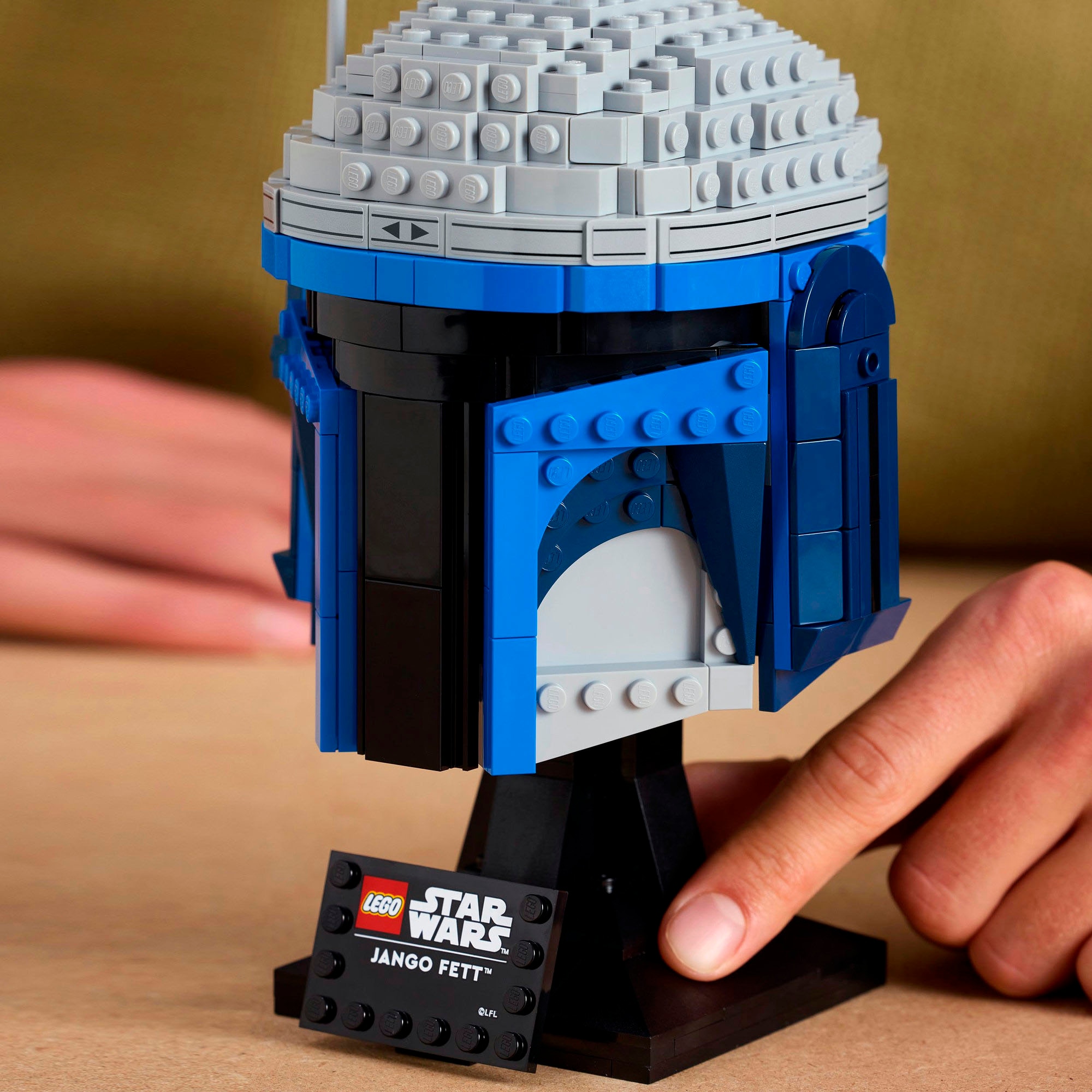 LEGO® Konstruktionsspielsteine »Jango Fett Helm (75408), LEGO Star Wars ™«, (616 St.), Made in Europe