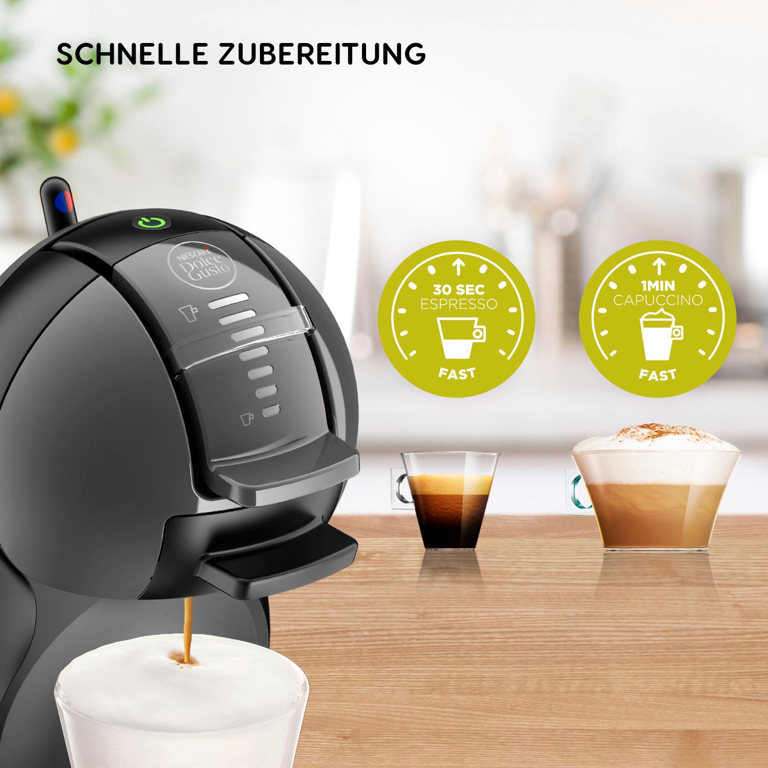 NESCAFÉ® Dolce Gusto® Kapselmaschine »KP1208 Mini Me«, samtige Crema, Play & Select-Funktion, automatische Abschaltung