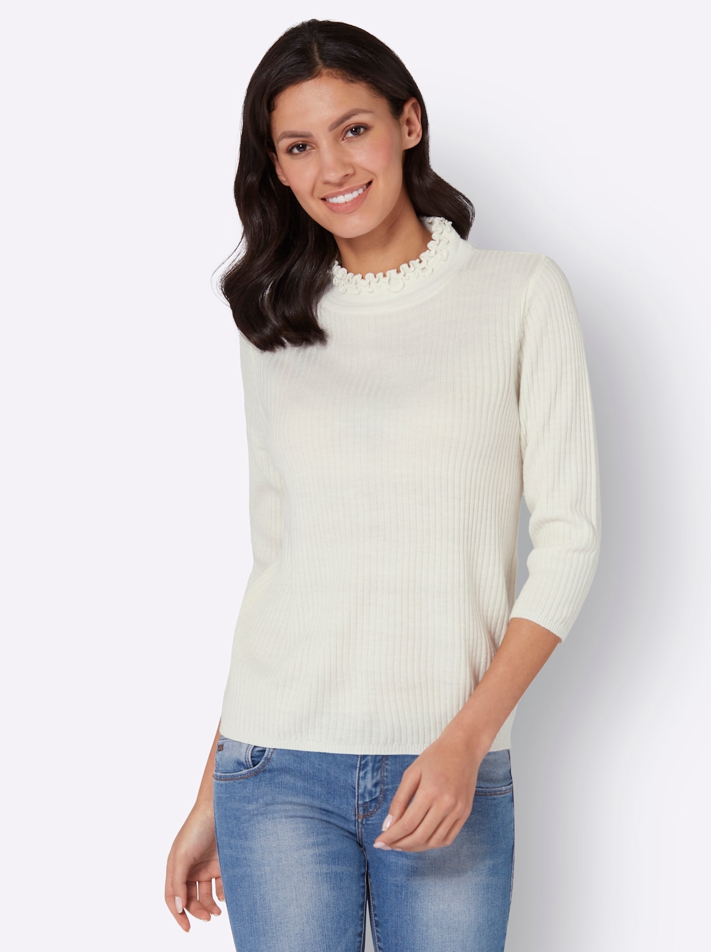 Classic Basics Stehkragenpullover "Stehkragen-Pullover" günstig online kaufen