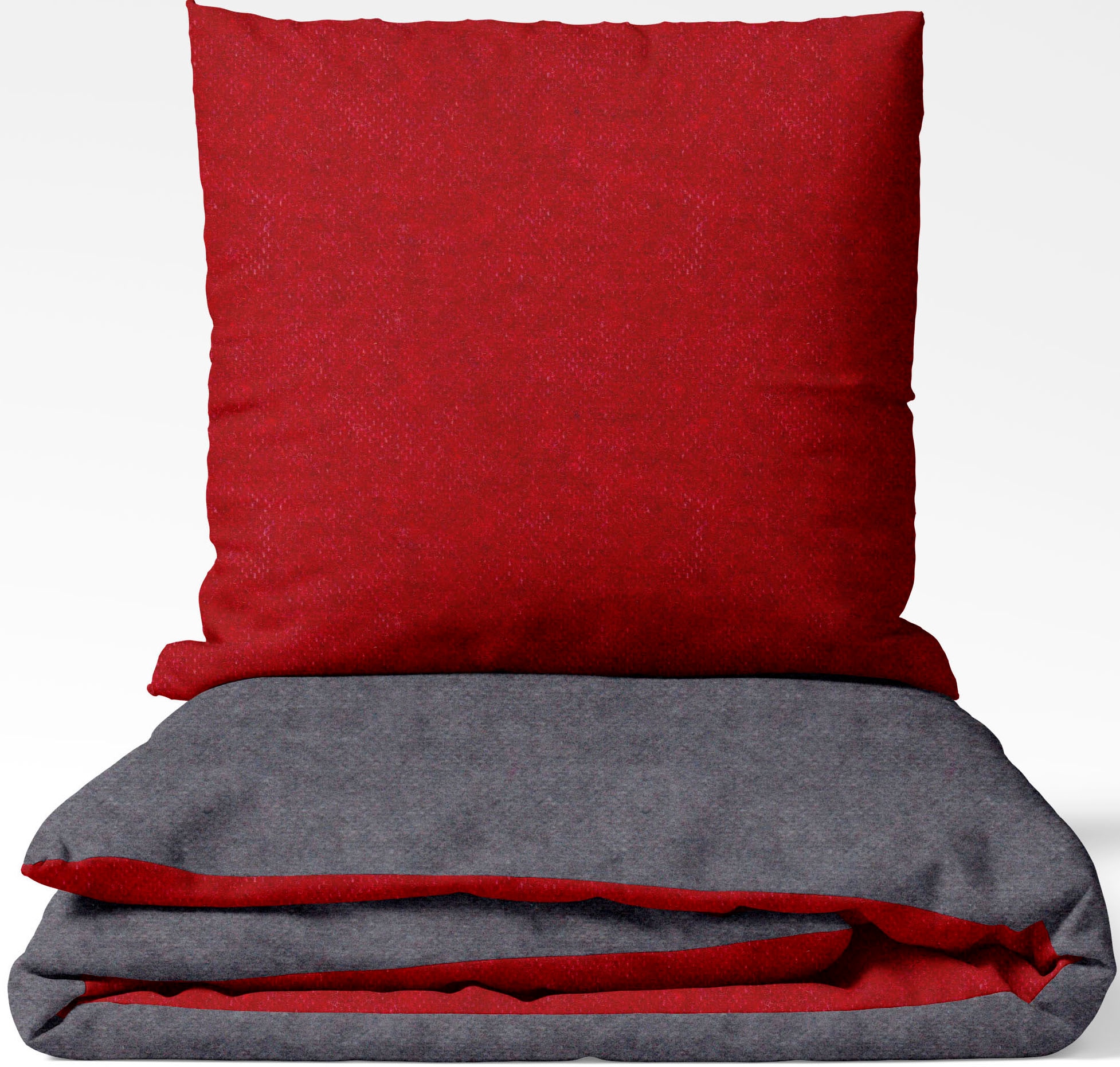 SETEX Wendebettwäsche "Feinbiber" 2 Stk. mit Wendefunktion günstig online kaufen