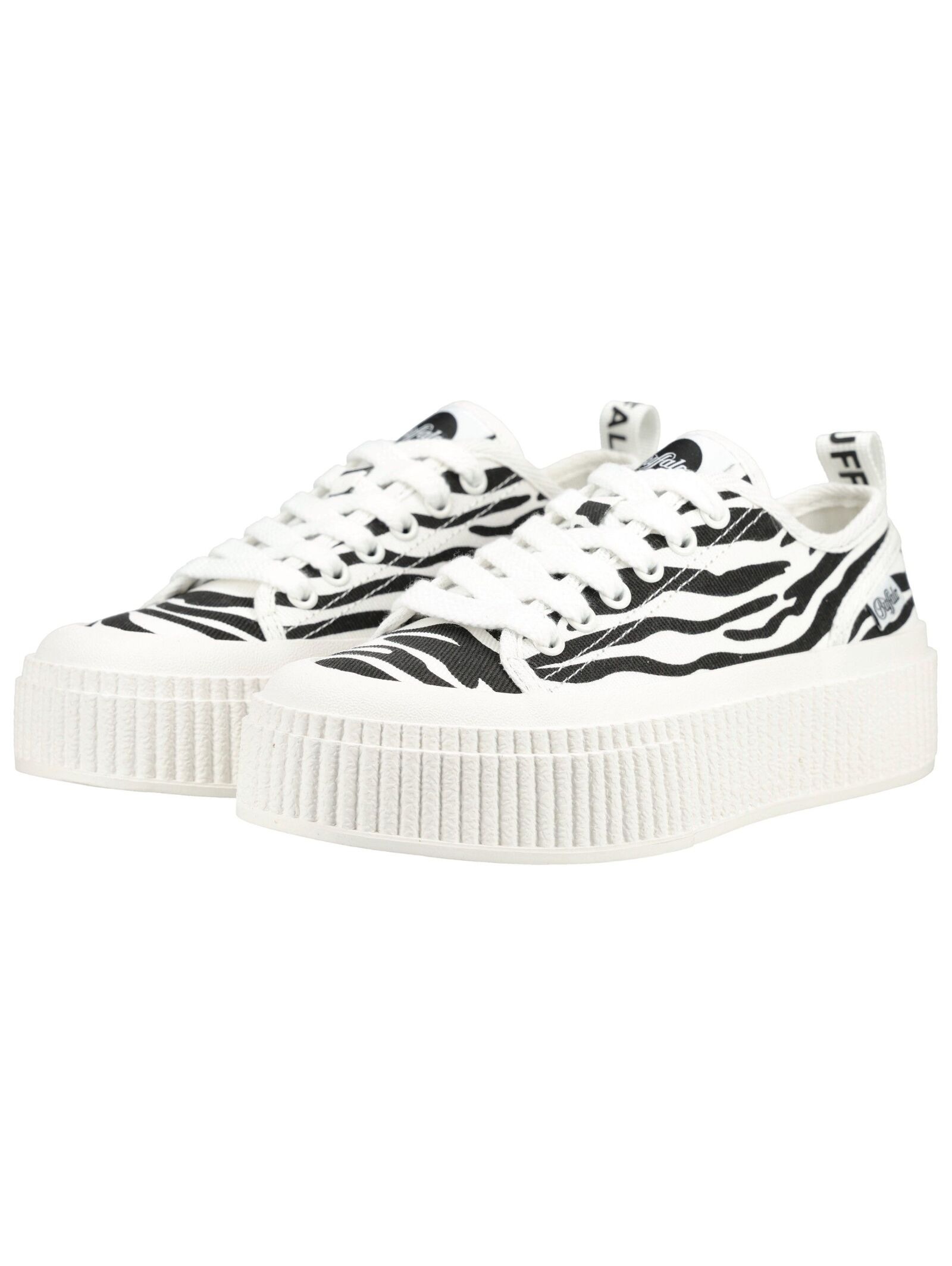 Buffalo Buffalo Sneaker Textil Platform Sneaker Black/White 37 3