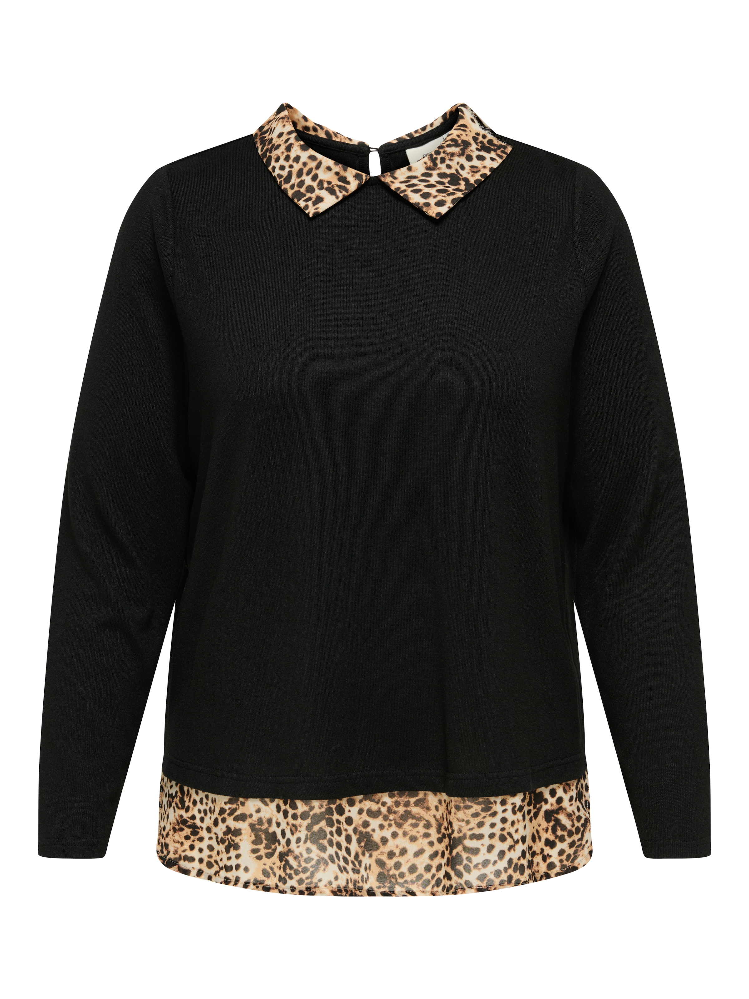 ONLY CARMAKOMA Blusenshirt "CARALBA LS MIX TOP JRS" günstig online kaufen