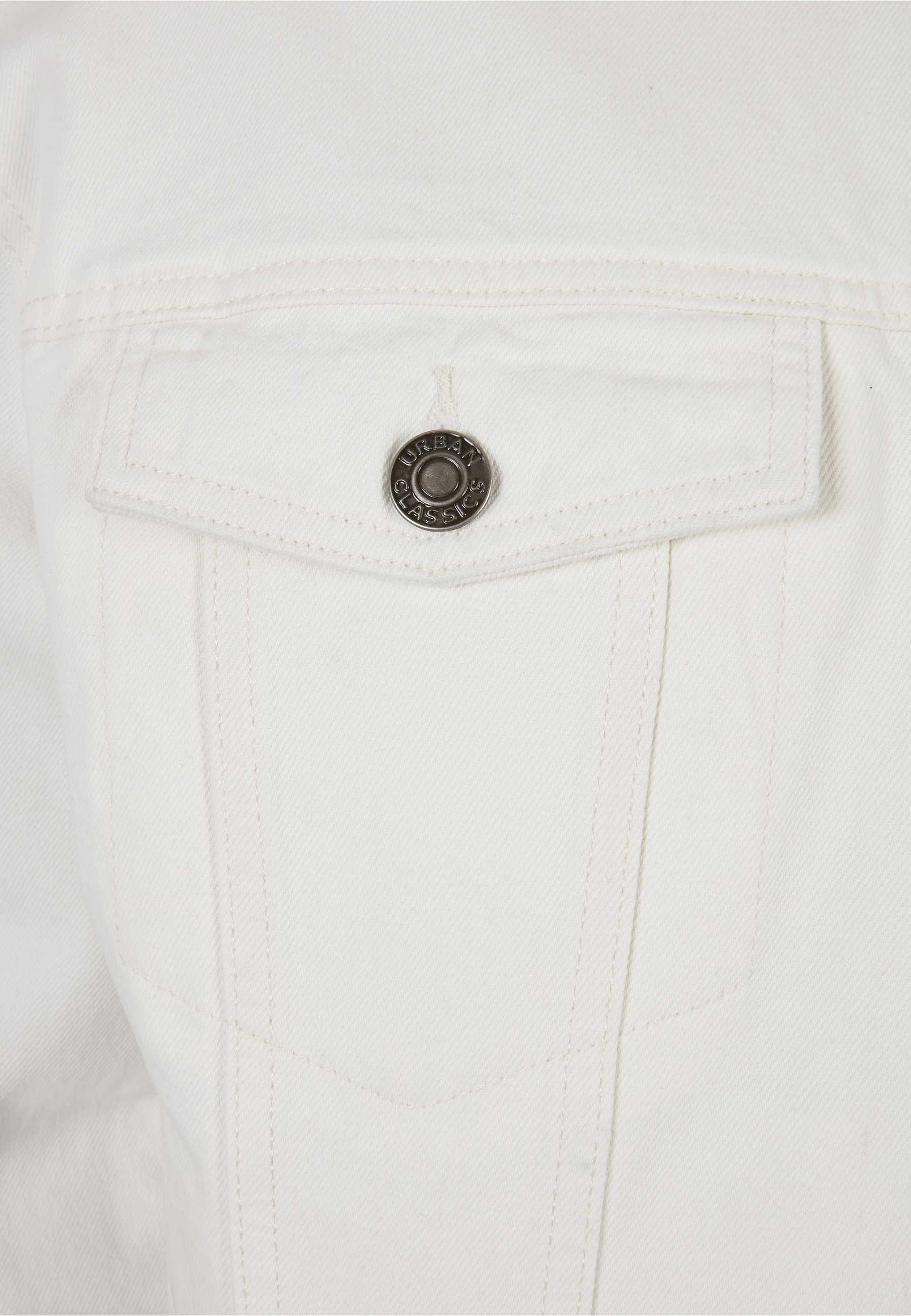 URBAN CLASSICS Jeansjacke »Urban Classics Damen Ladies Oversized Sherpa Denim Jacket« 1 Stk. tlg. ohne Kapuze