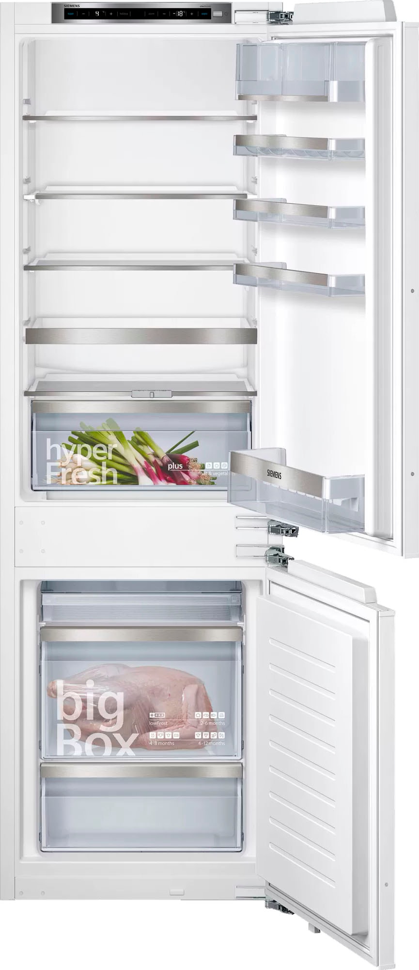 SIEMENS Einbaukühlgefrierkombination iQ500 "KI86SADE0" 177,2 cm hoch 55,8 c günstig online kaufen