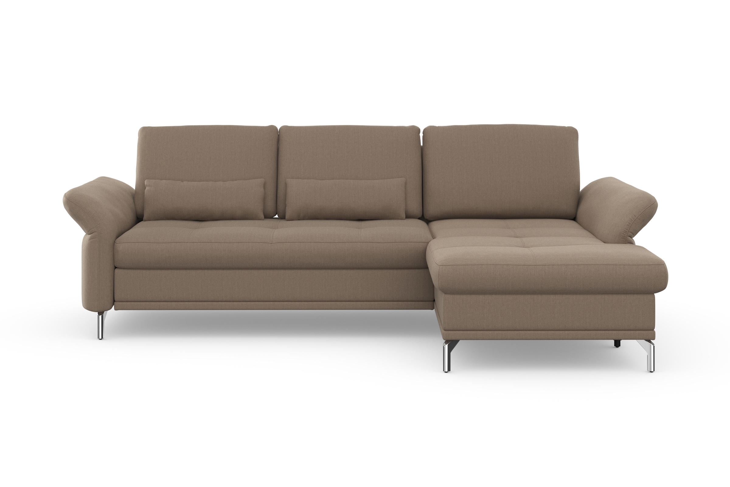 Home affaire Ecksofa "Palm Beach L-Form" Federkern, mit Sitztiefenverstellu günstig online kaufen