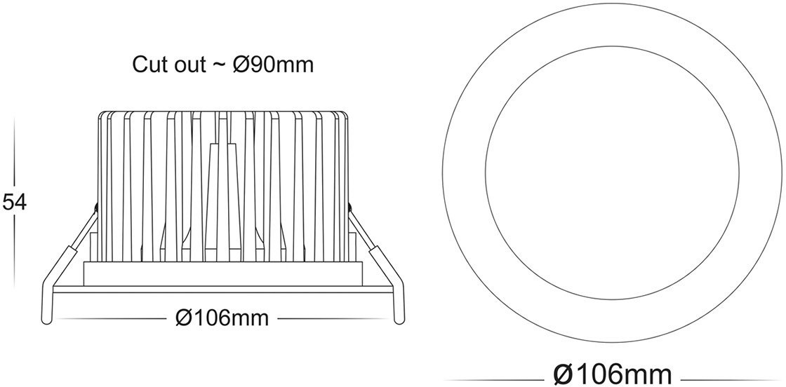 Havit Lighting LED Deckenleuchte »ORA«, LED fest integriert, hohe Schutzklasse IP44