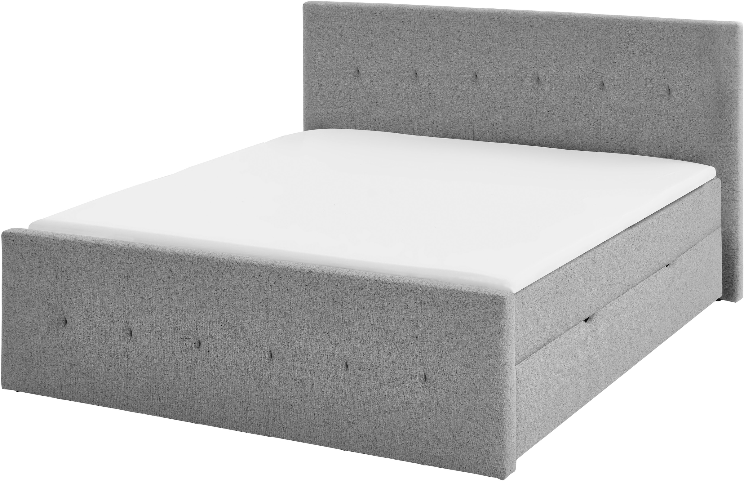 Home affaire »Tessaja, inkl. Bettkasten, in der Breite 180x200cm erhältlich« Kopf- und Fußteil gesteppt, inkl. Anti-Slip-Topper