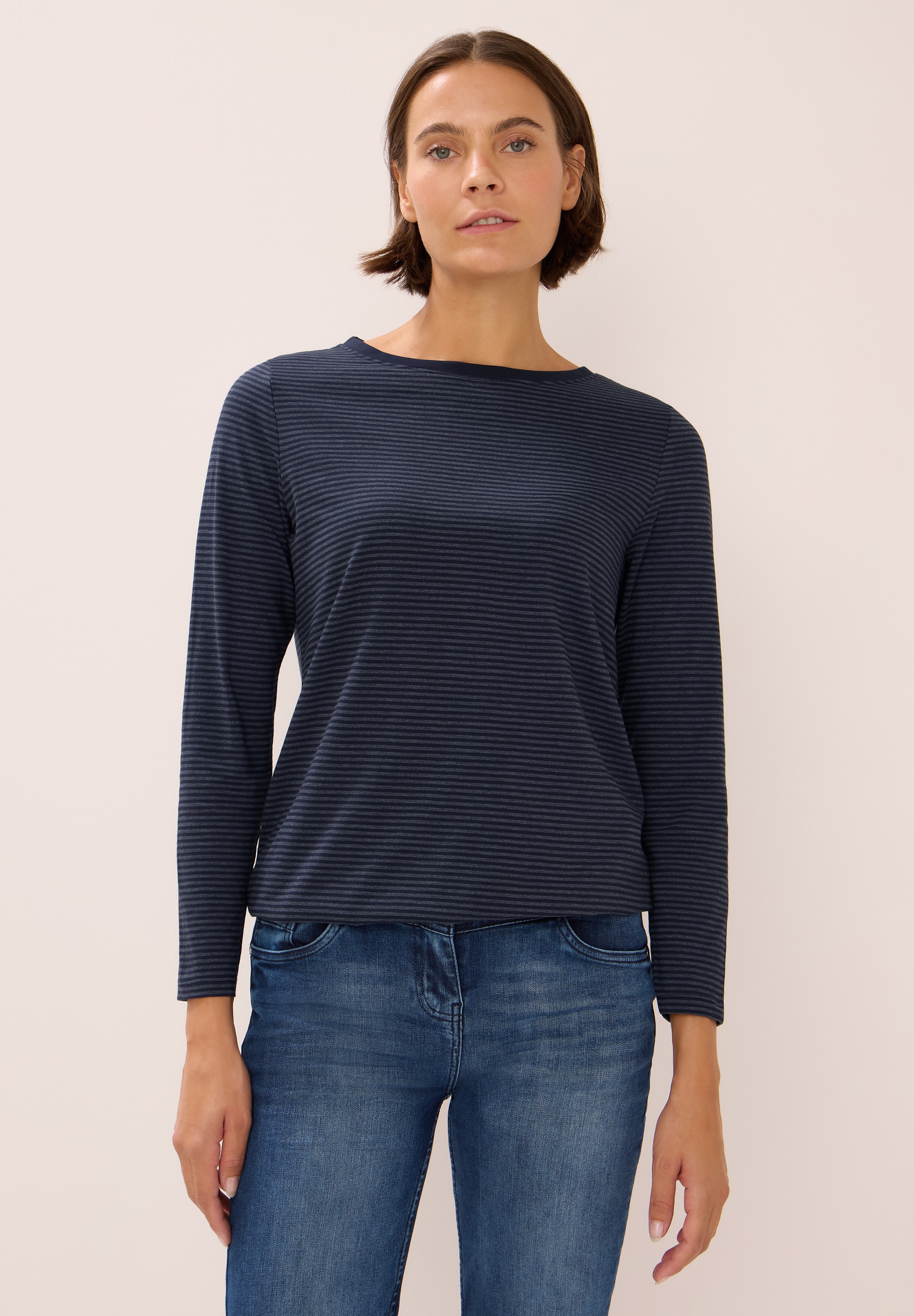 Cecil Langarmshirt, im soften Baumwoll-Mix günstig online kaufen