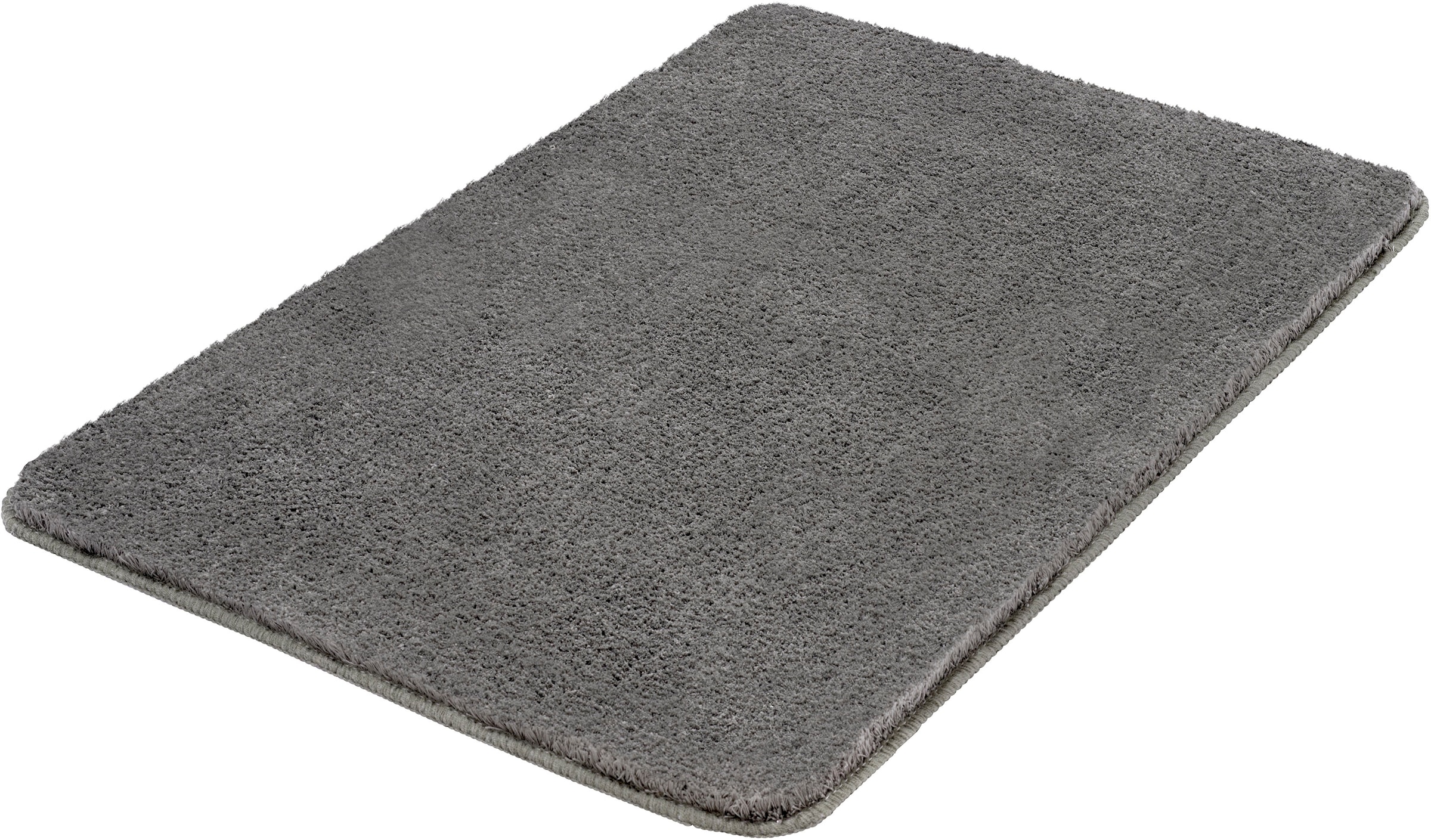 Kleine Wolke Badematte "Marco, Badvorleger, Badezimmer Teppich" Höhe 20 mm rutschhemmend beschichtet fußbodenheizungsgeeignet Badteppich, Uni Farben