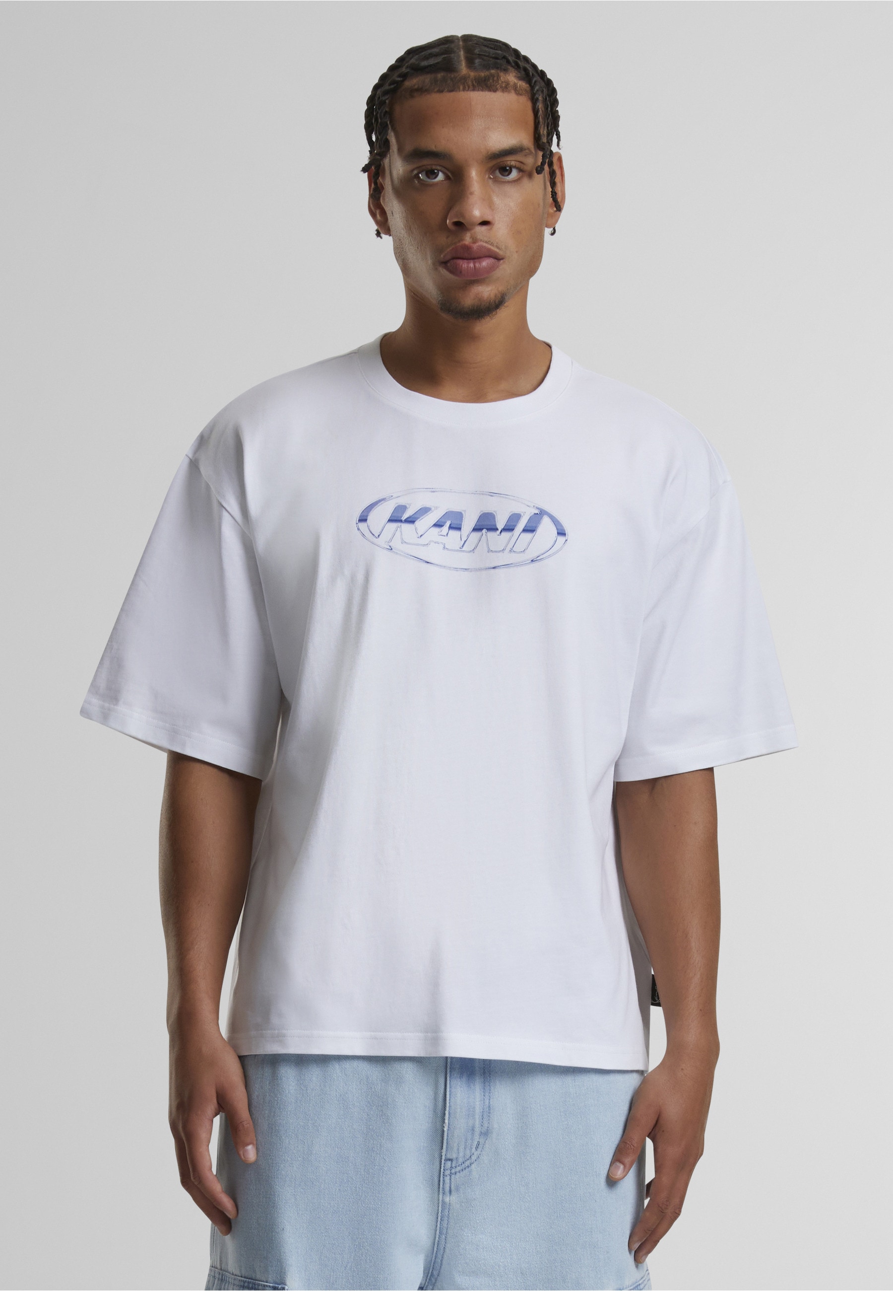 Karl Kani T-Shirt »Karl Kani Woven Signature Chrome LOGo Crop Tee« 1 Stk.