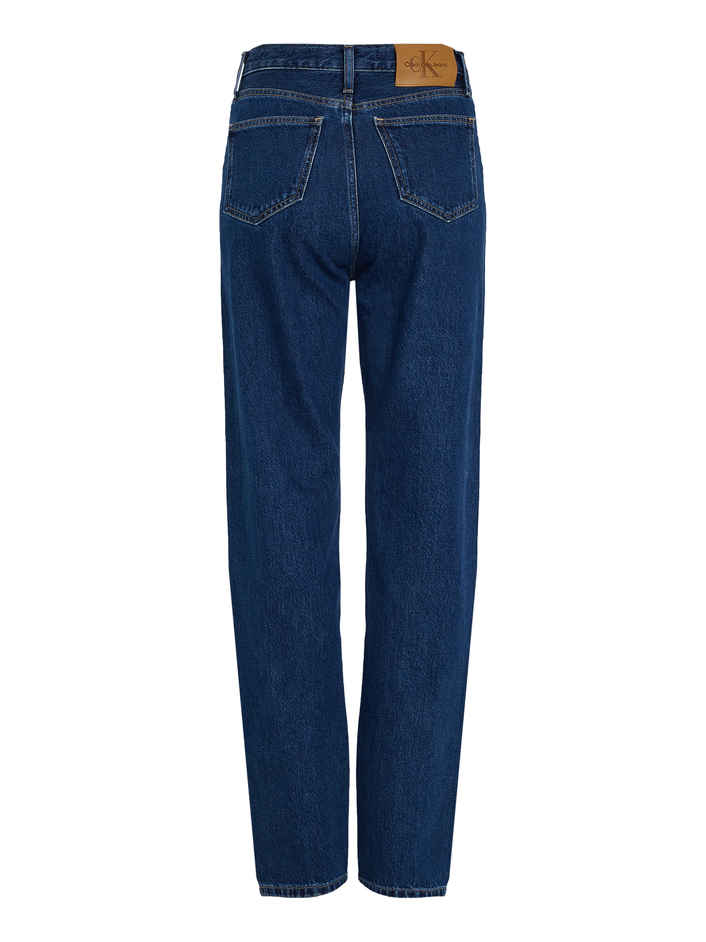 Calvin Klein Jeans Mom-Jeans »HIGH RISE STRAIGHT«, leichte Stoned wash Optik, mit Coinpocket