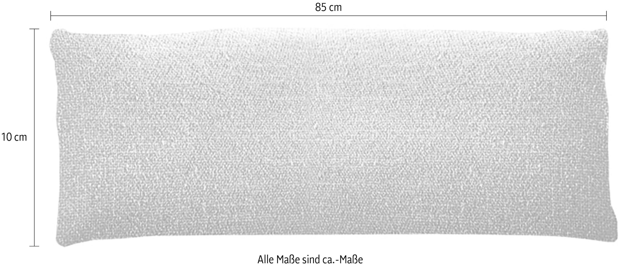 Home affaire Dekokissen »Liora, Nierenkissen XL, Breite 85 cm« passend zur Liora-Serie, extra Rückenstütze & optisches Highlight