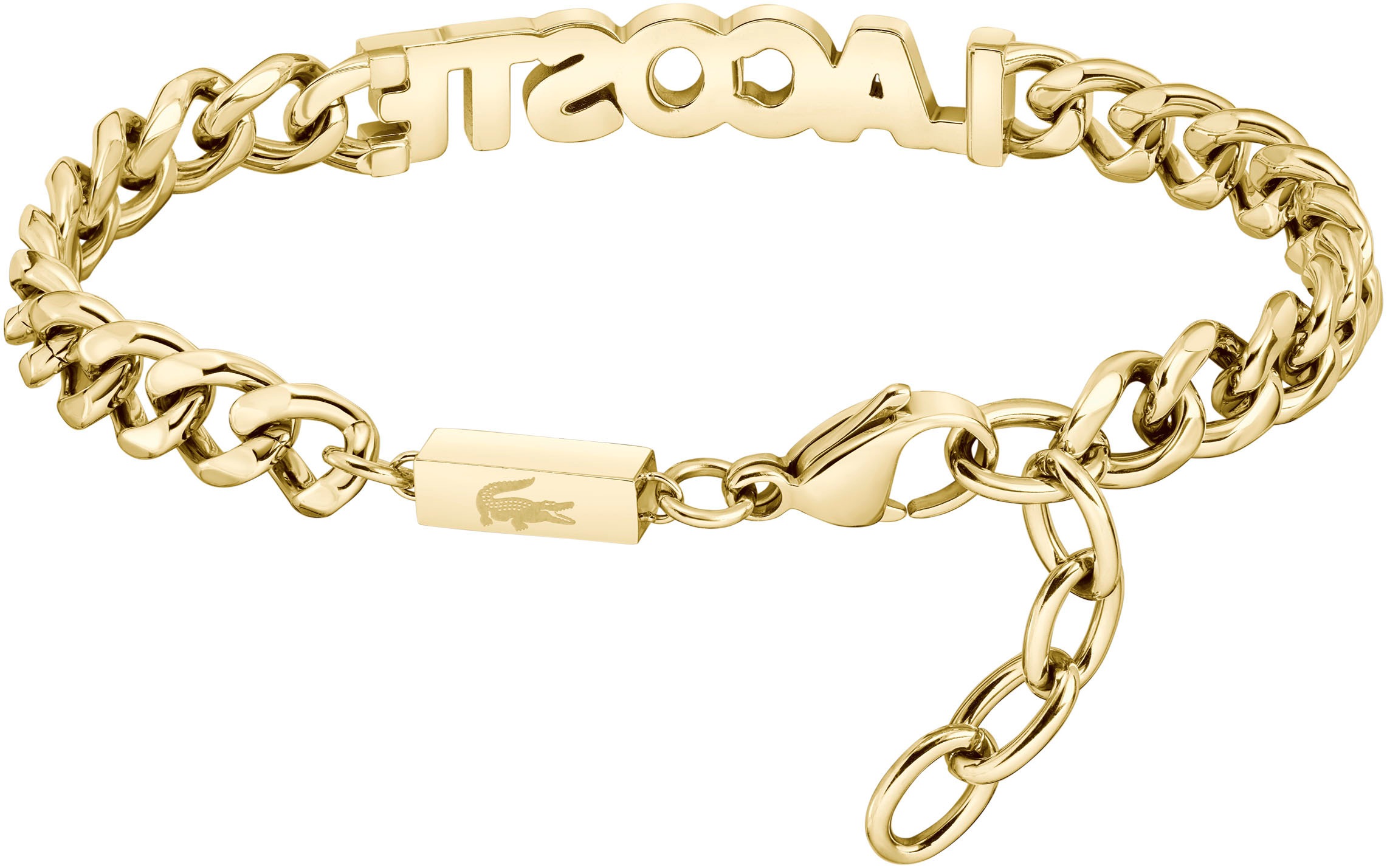 Lacoste Panzerarmband »SCRIPT, 2040476, 2040477, 2040478«, teilweise mit Emaille