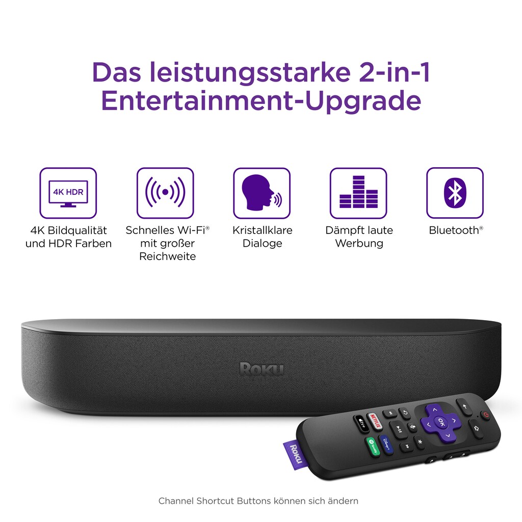 ROKU Streaming-Box »Streambar HD/4K/HDR«