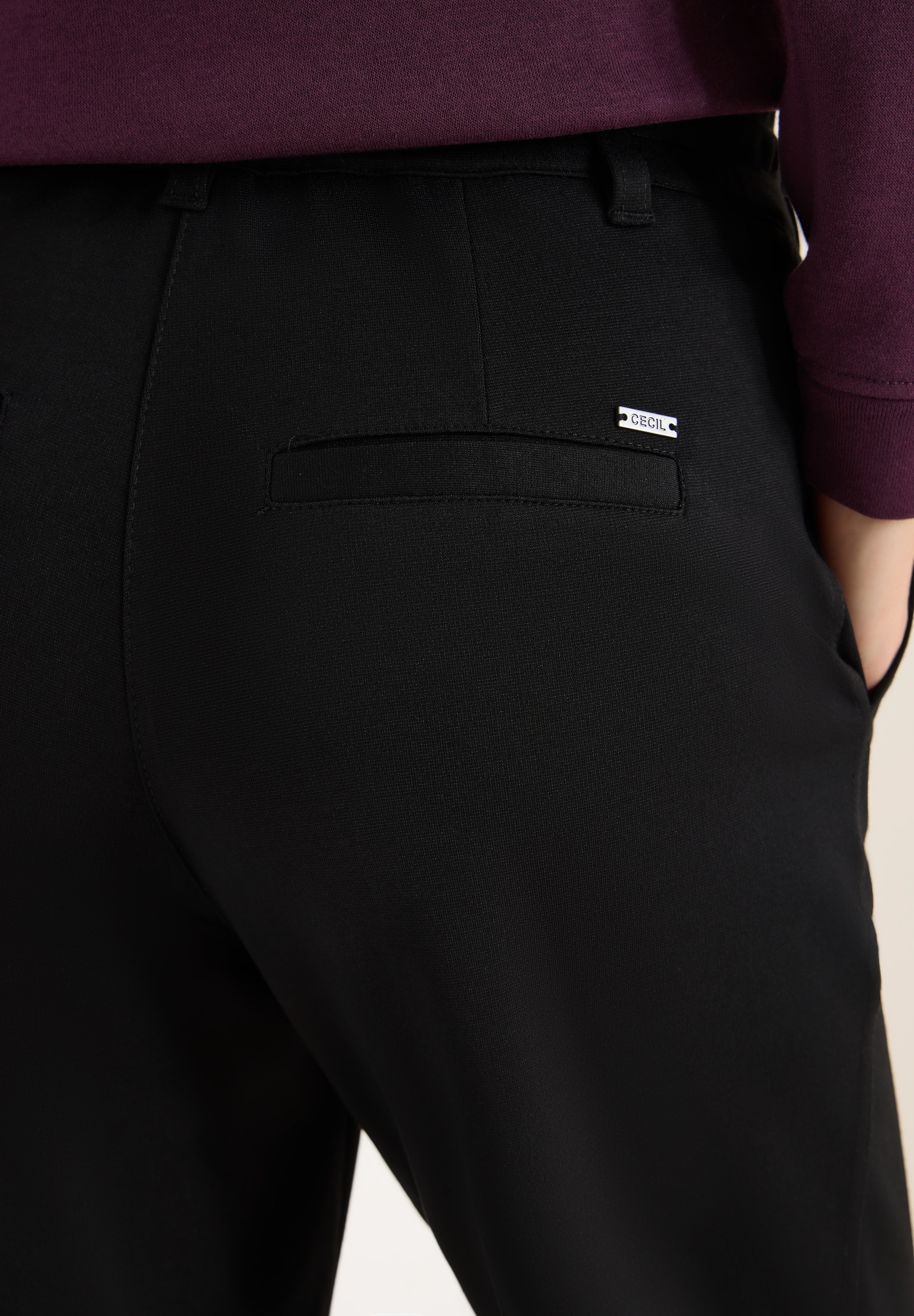 Cecil Jerseyhose »Style NEELE«  mit Gummizug und Kordel