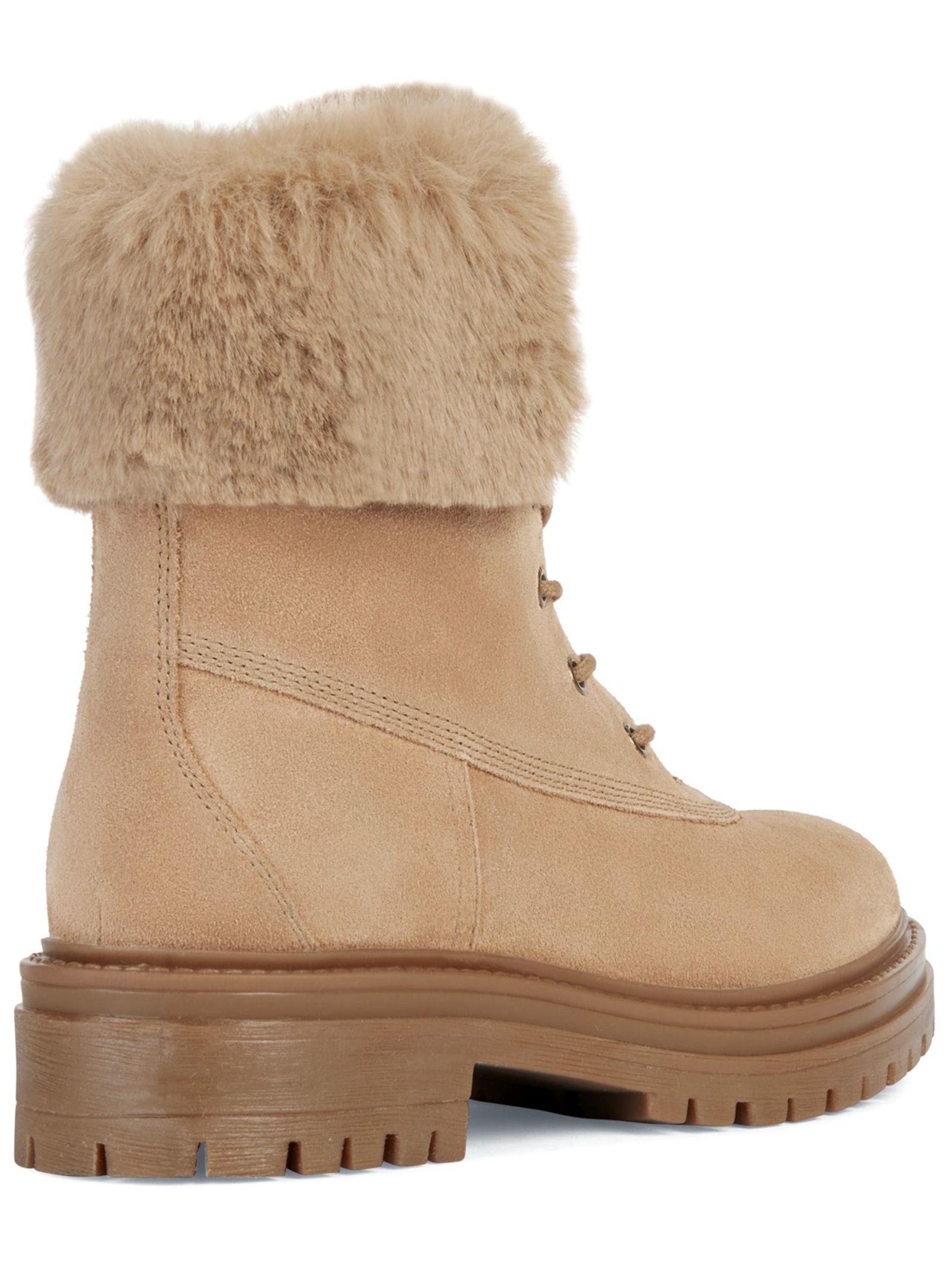 Geox Schnürstiefelette »Geox Stiefelette Veloursleder/Textil«
