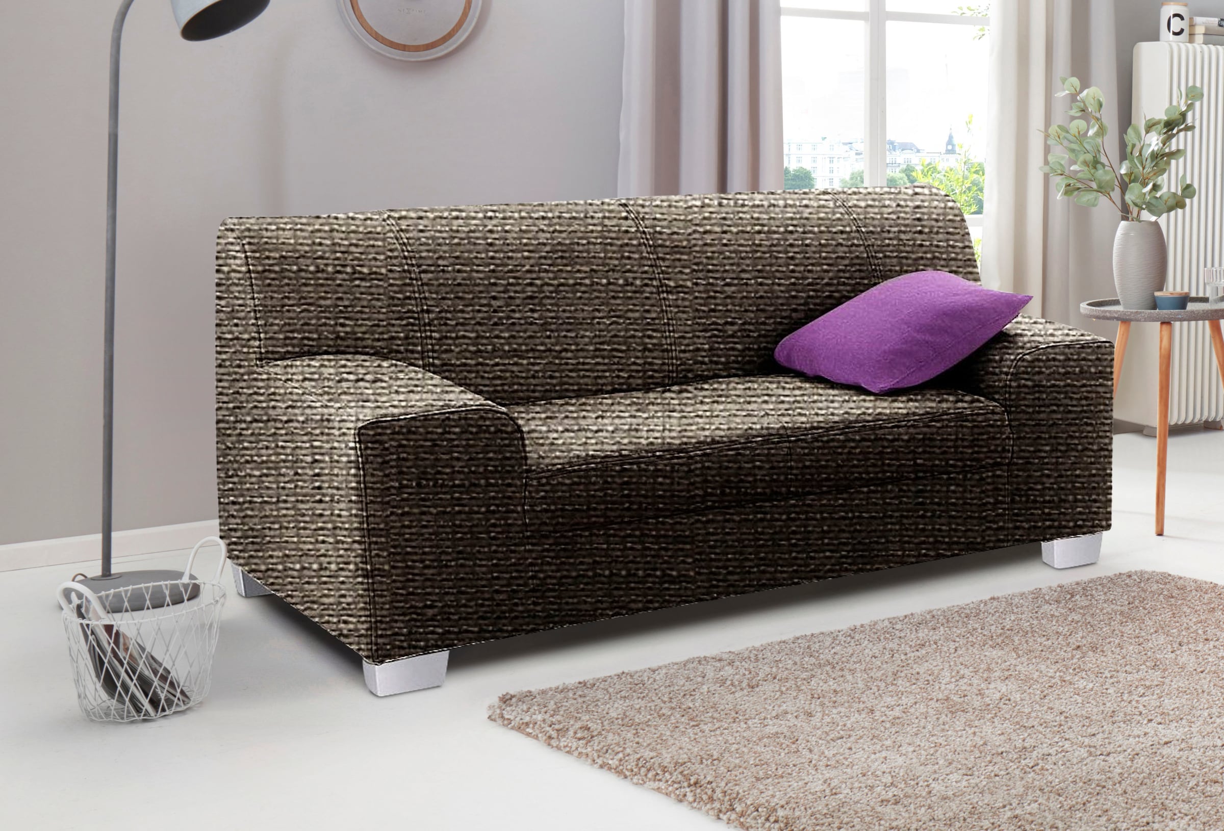 DOMO collection 2-Sitzer »Amando zeitlos und modern, komfortabel,«, in vielen Bezugsvarianten, auch in Leder