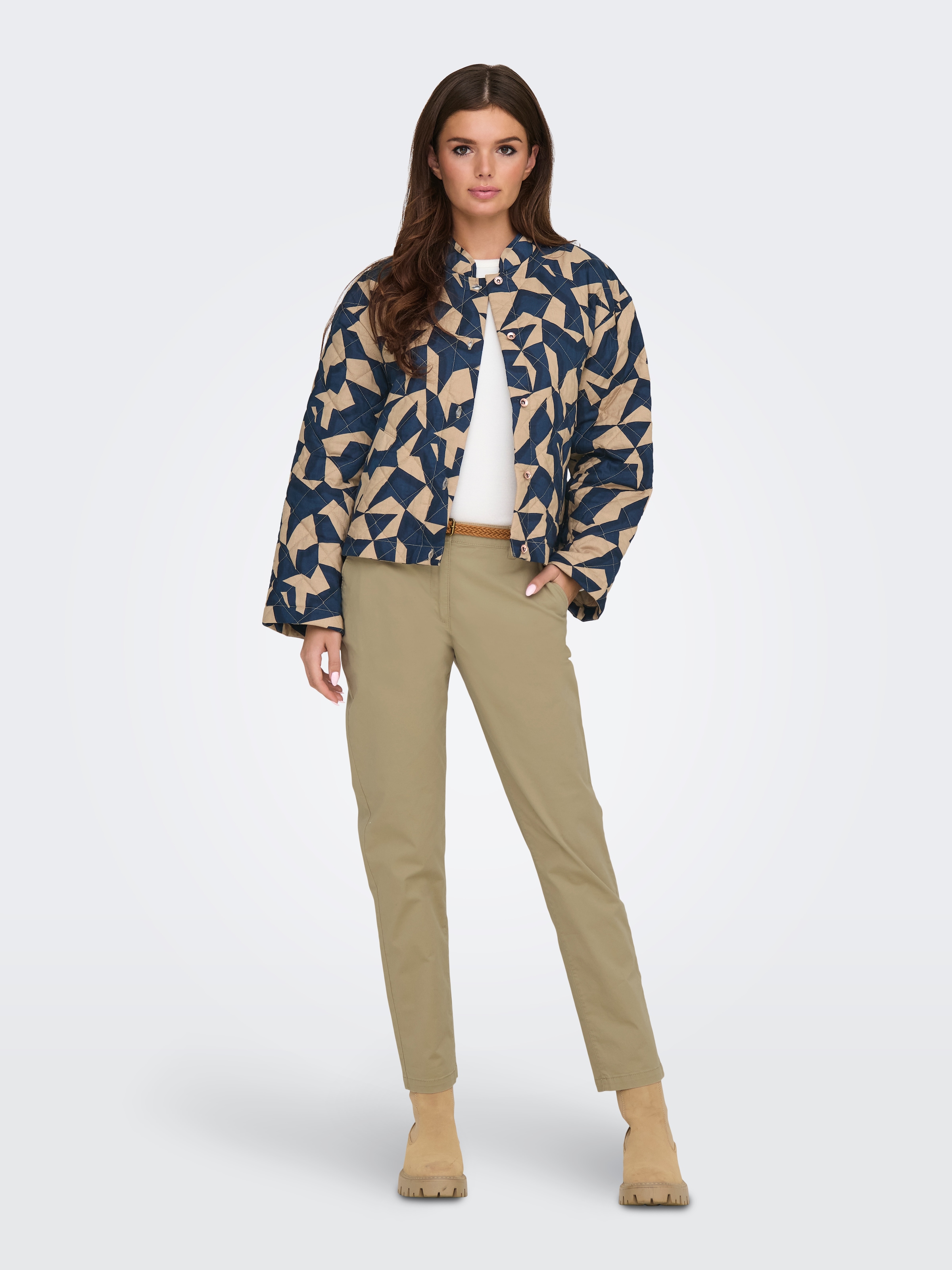 JDY Chinohose »JDYCHICAGO MW BELTED CHINO PANTS PNT DIA«