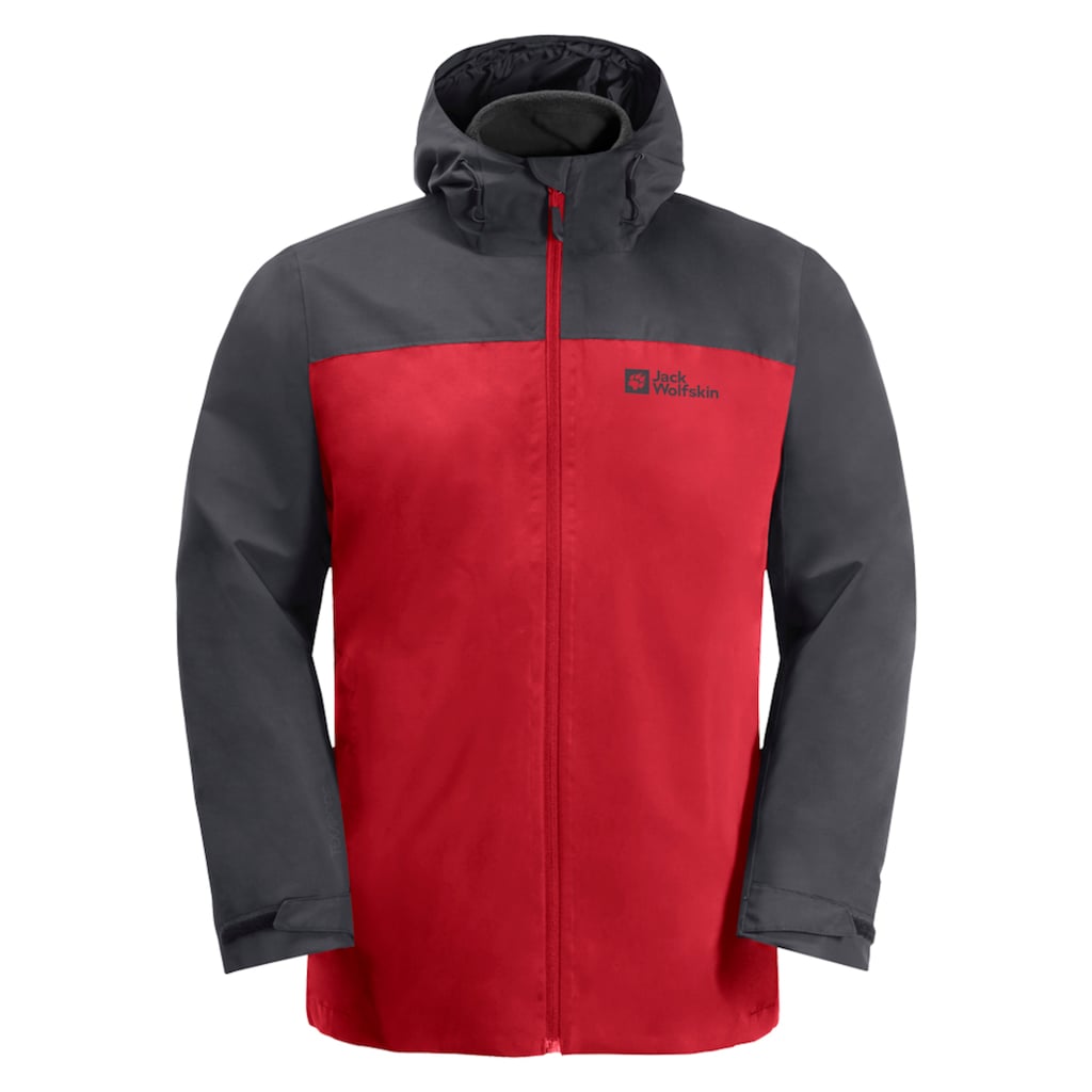 Jack Wolfskin 3-in-1-Funktionsjacke »TAUBENBERG 3IN1 JKT M«, (2 teilig), mit Kapuze