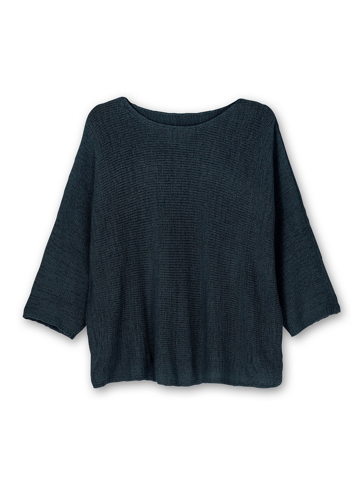 Sheego 3/4 Arm-Pullover »Große Größen«, mit 3/4-Arm, aus Bändchengarn