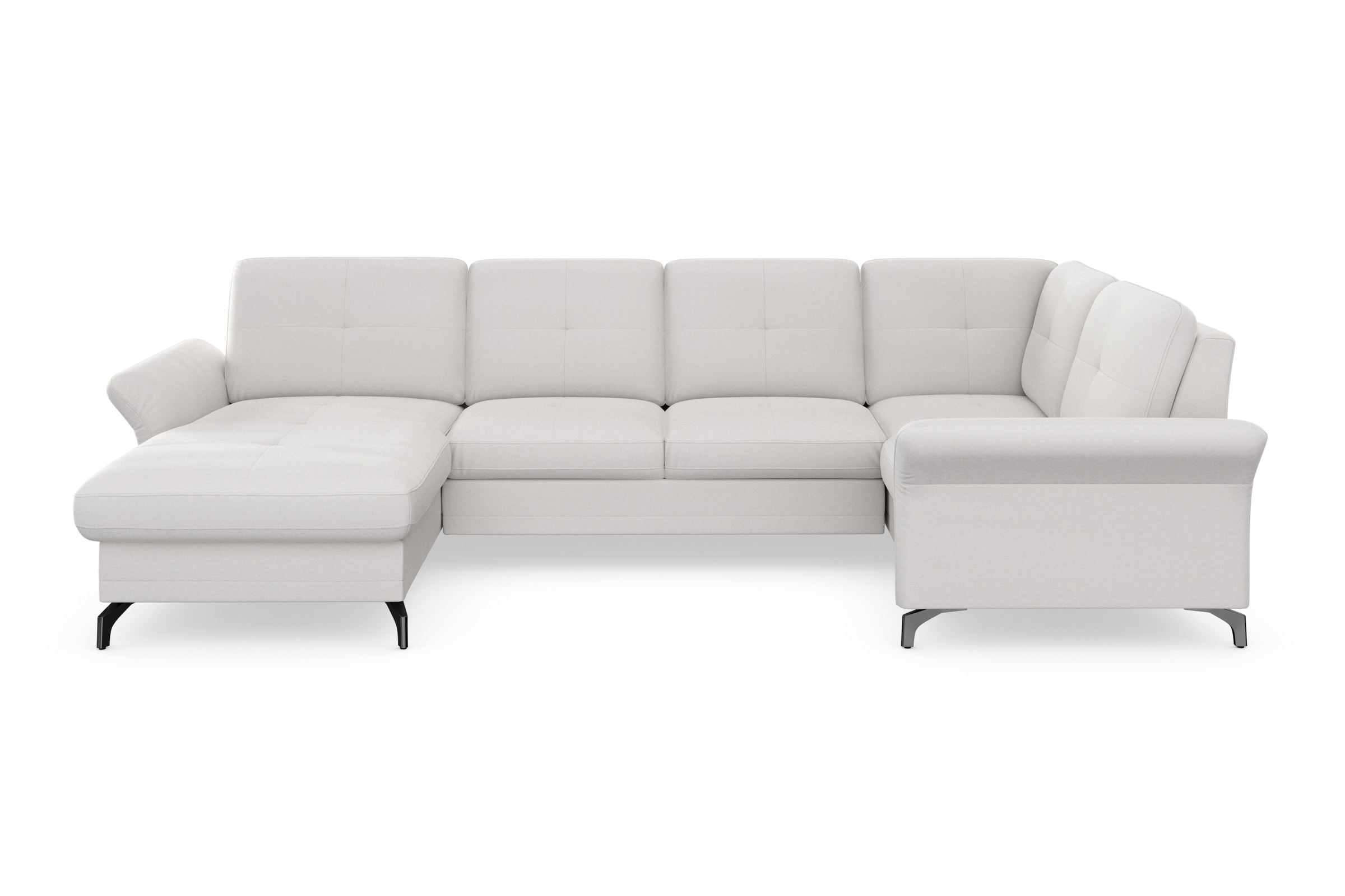 Home affaire Wohnlandschaft "Calando U-Form" wahlweise mit Bettfunktion, Be günstig online kaufen