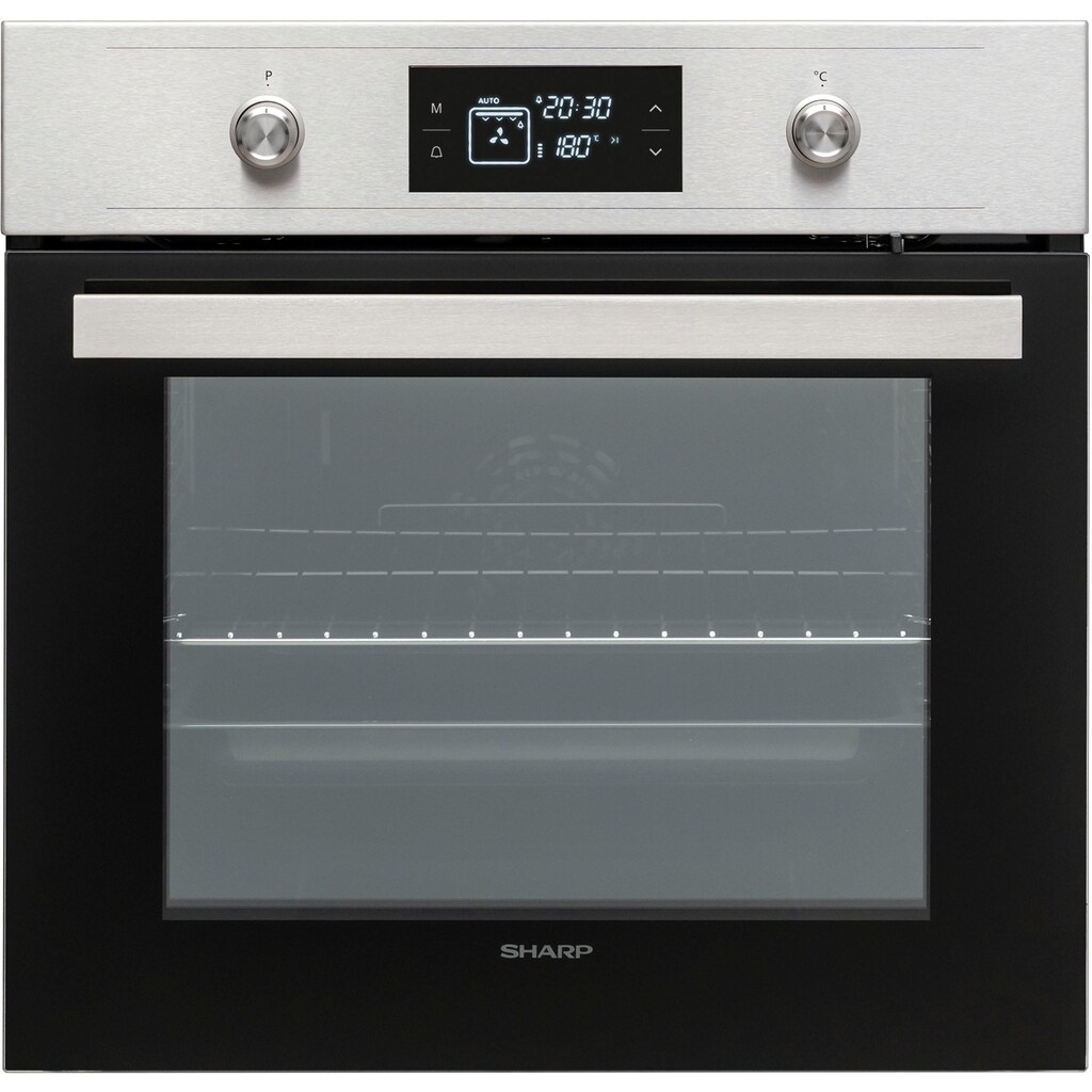 Sharp Einbaubackofen »K-60V19IQM-EU«, K-60V19IQM-EU, katalytische Reinigung